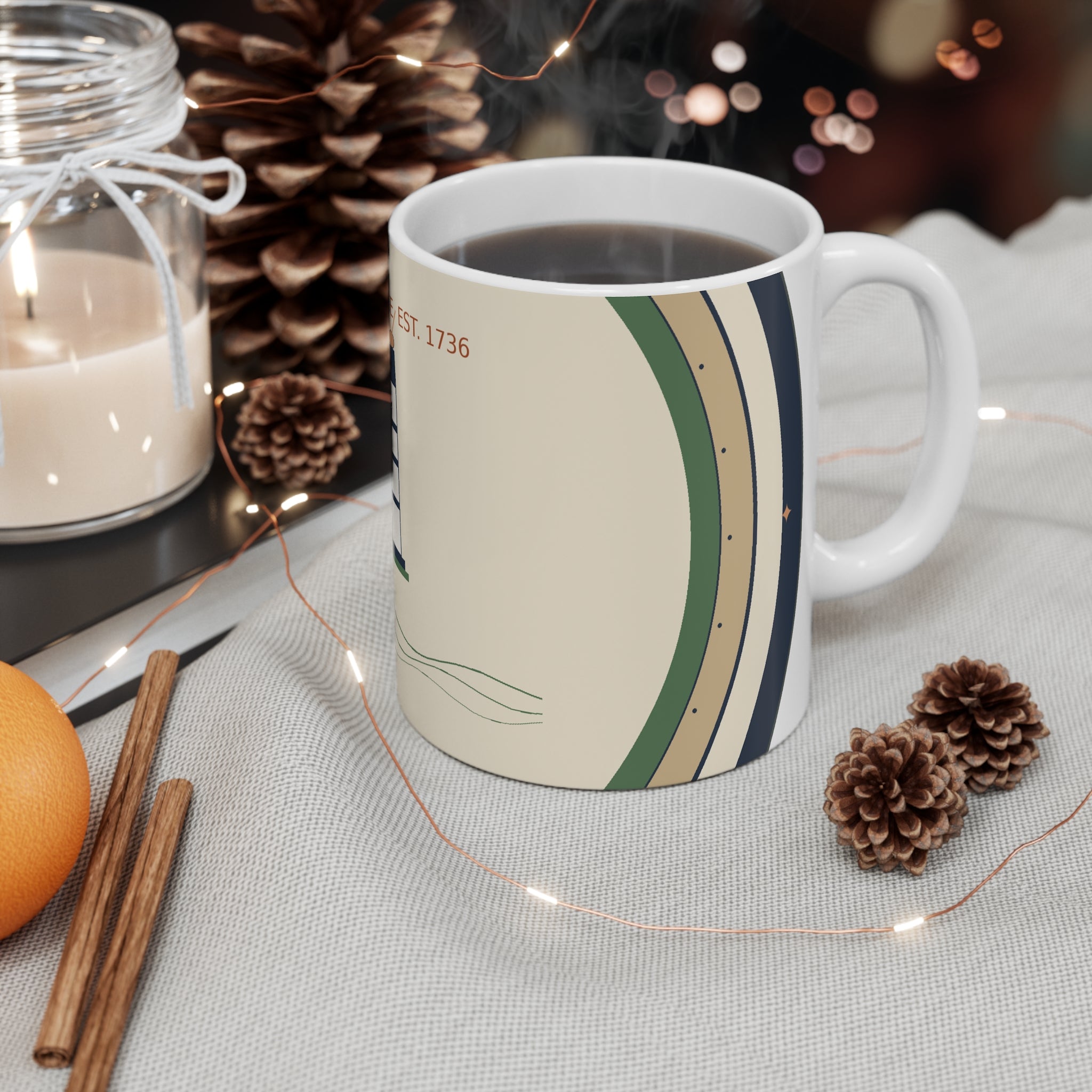 Tybee Island Coffee Mug | Tybee Lighthouse Badge | Georgia