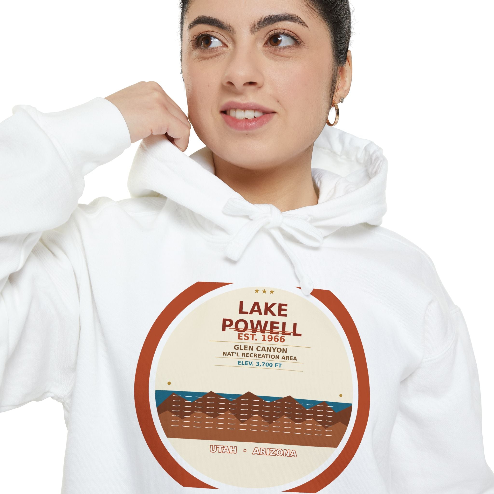 Lake Powell Desert Badge Hoodie | Comfort Colors 1567