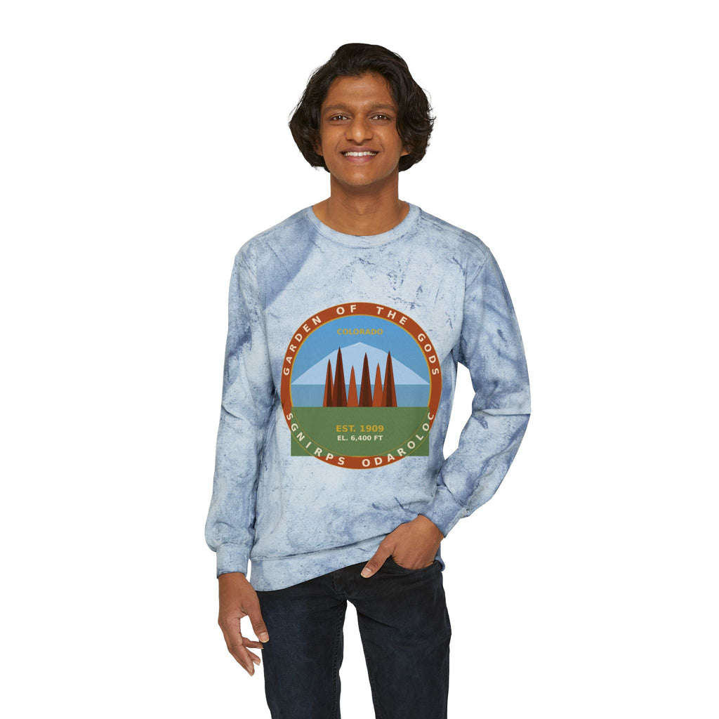 Garden of the Gods Colorado Badge Crewneck Sweatshirt