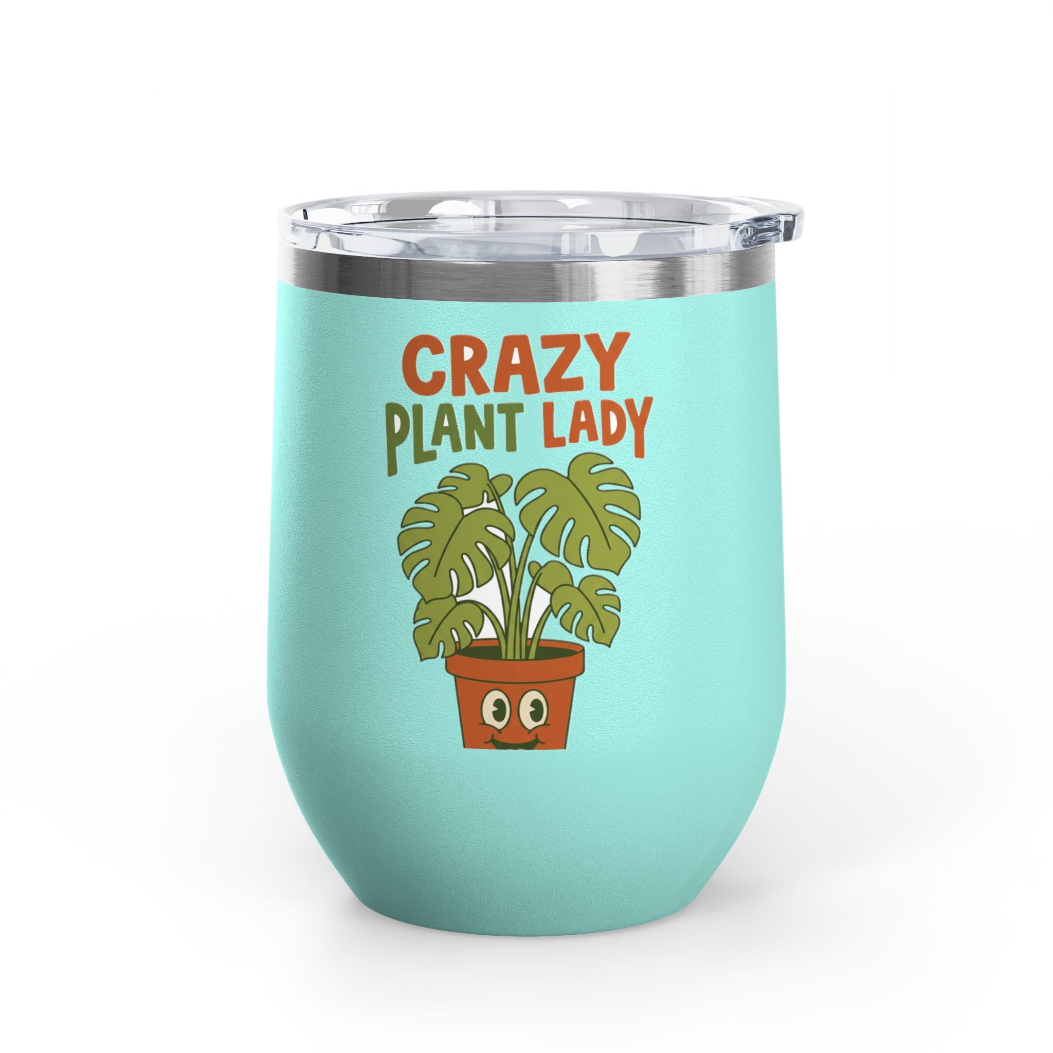 Crazy Plant Lady 12oz Tumbler | Plant Mom Drinkware