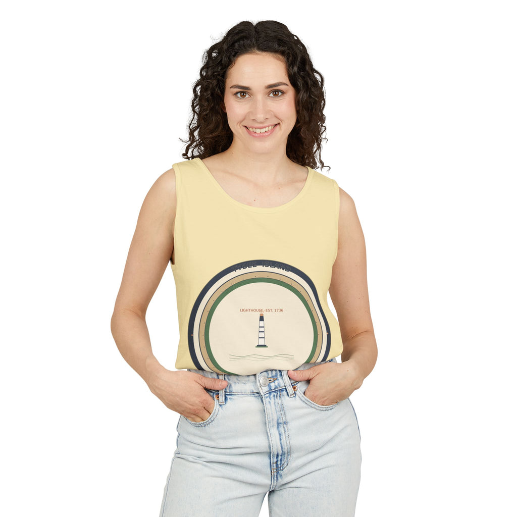 Tybee Island Tank Top | Comfort Colors | Coastal Summer Georgia