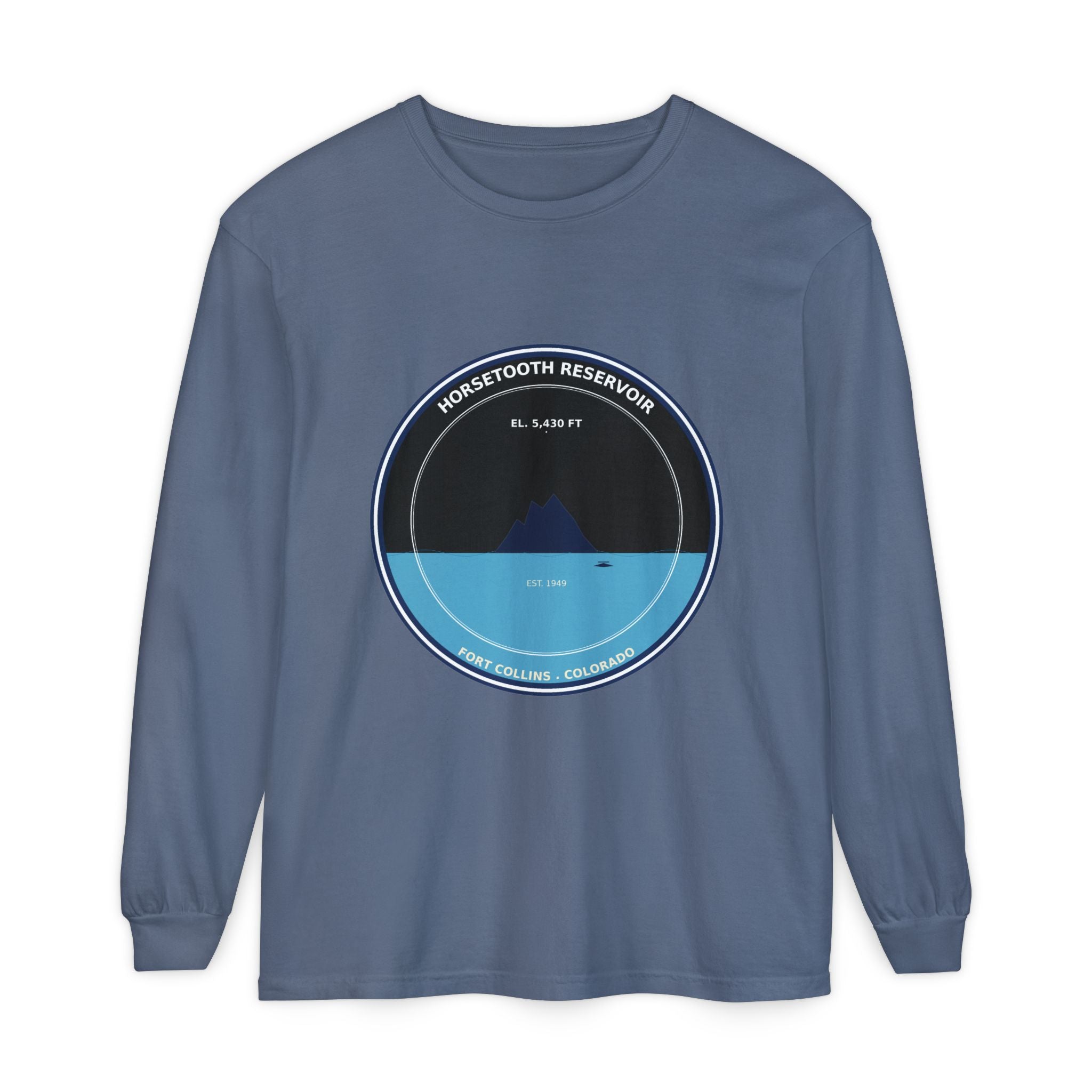 Horsetooth Reservoir Colorado Long Sleeve Shirt | Fort Collins CO Souvenir