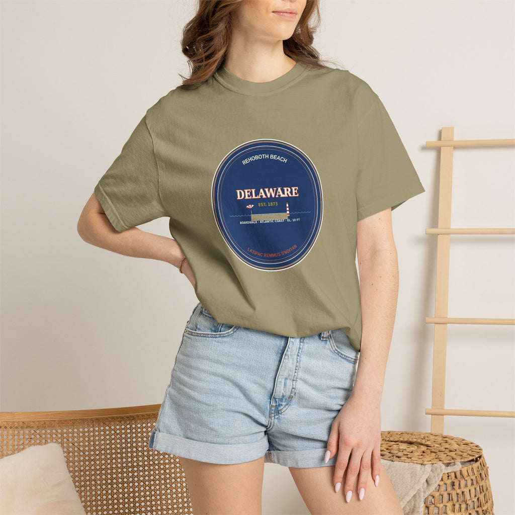 Rehoboth Beach Delaware Tee | Nation's Summer Capital Vintage Badge