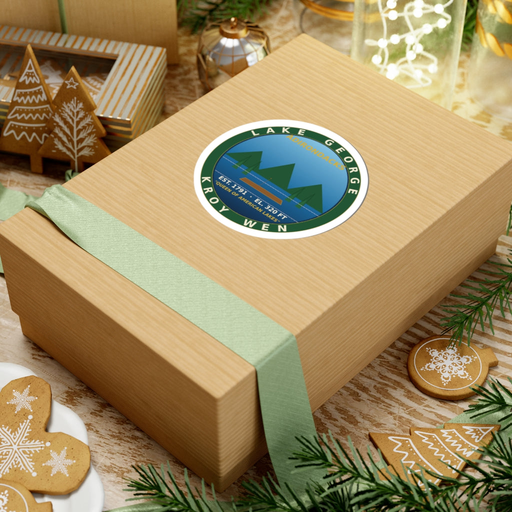 Lake George Adirondacks Badge Sticker