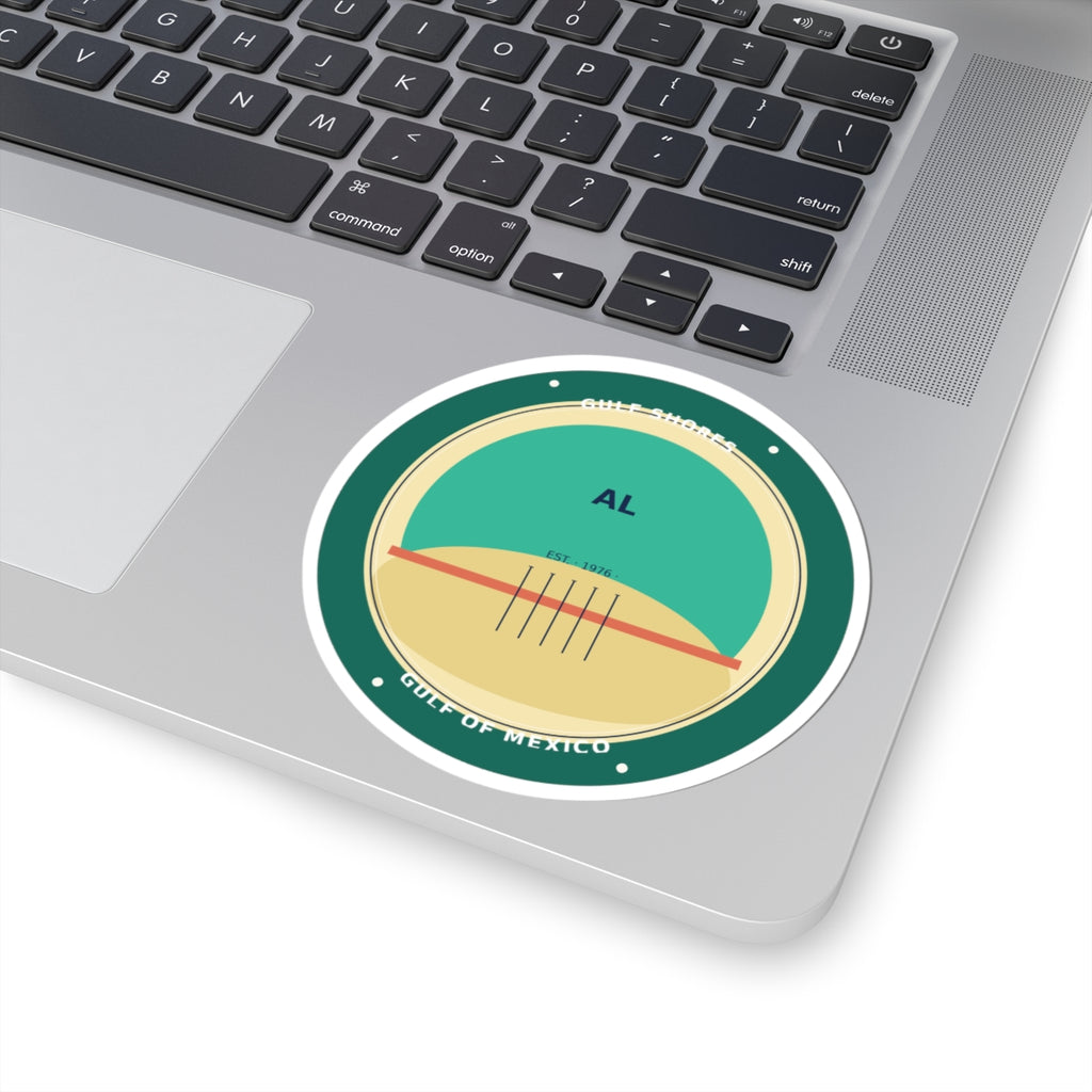 Gulf Shores Alabama Sticker | Coastal Badge Art