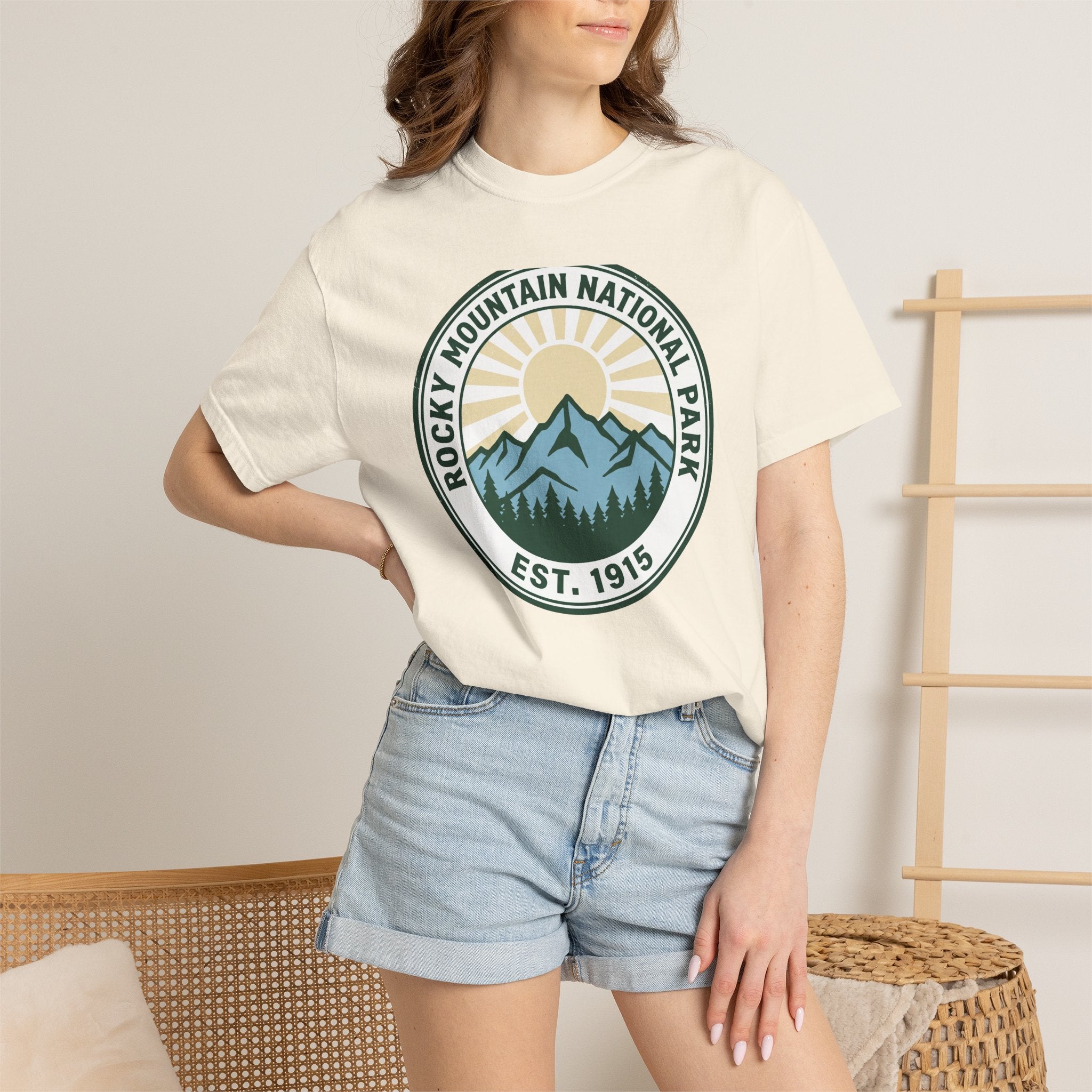 Rocky Mountain National Park Tee | Vintage EST. 1915 | Comfort Colors