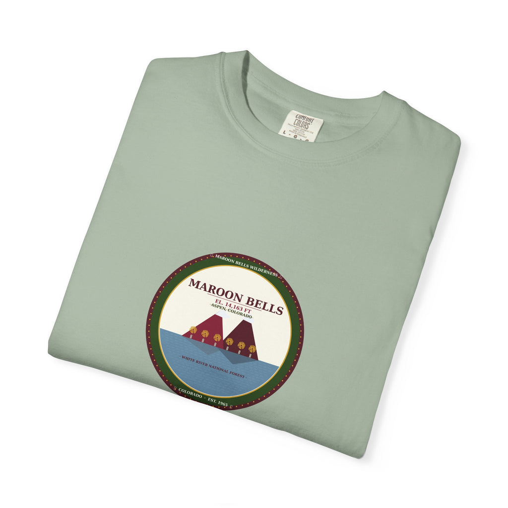 Maroon Bells Badge Tee — Colorado 14er