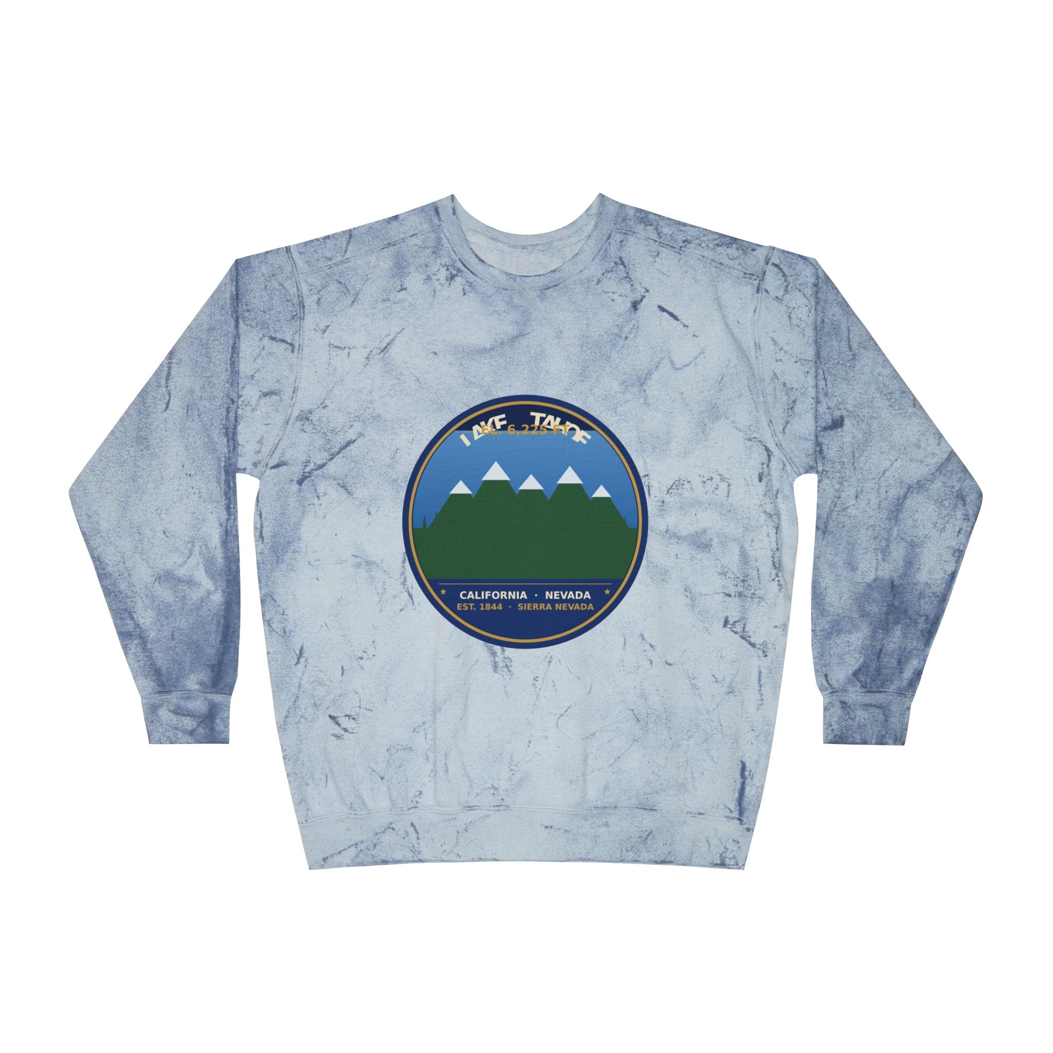 Lake Tahoe Alpine Badge Crewneck | Comfort Colors 1566