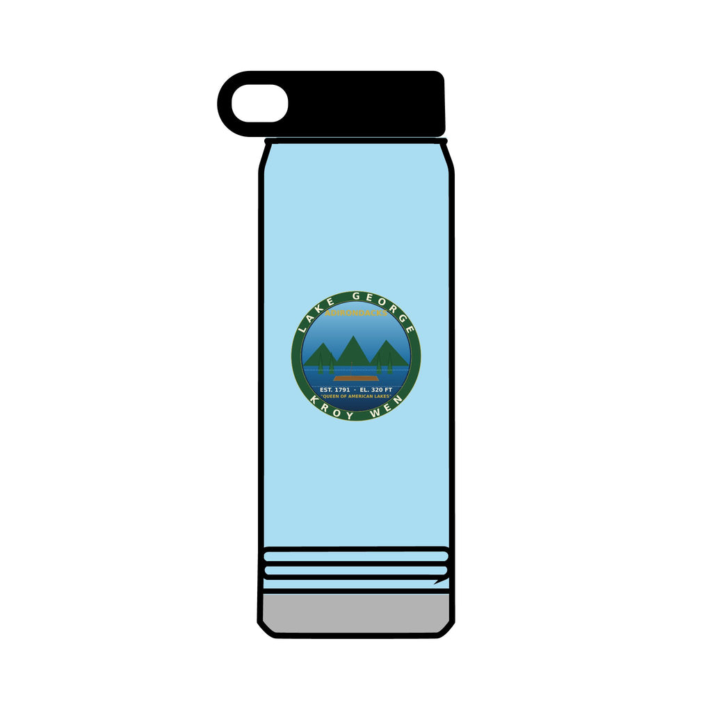 Lake George Adirondacks Badge 32oz Tumbler