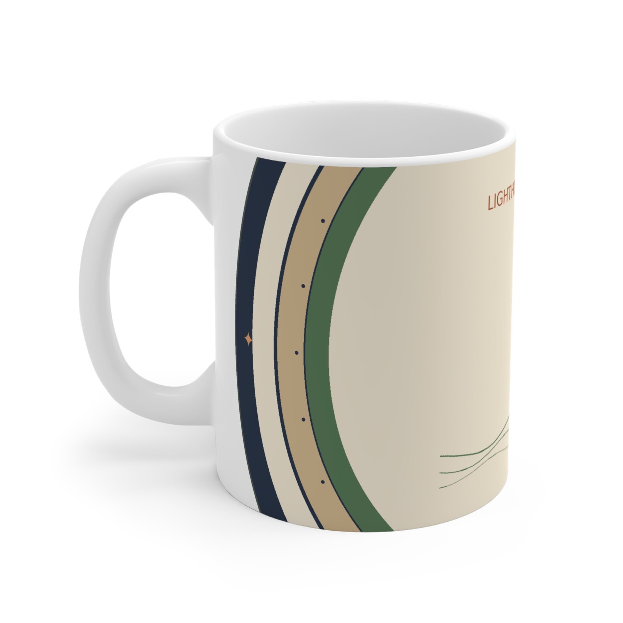 Tybee Island Coffee Mug | Tybee Lighthouse Badge | Georgia