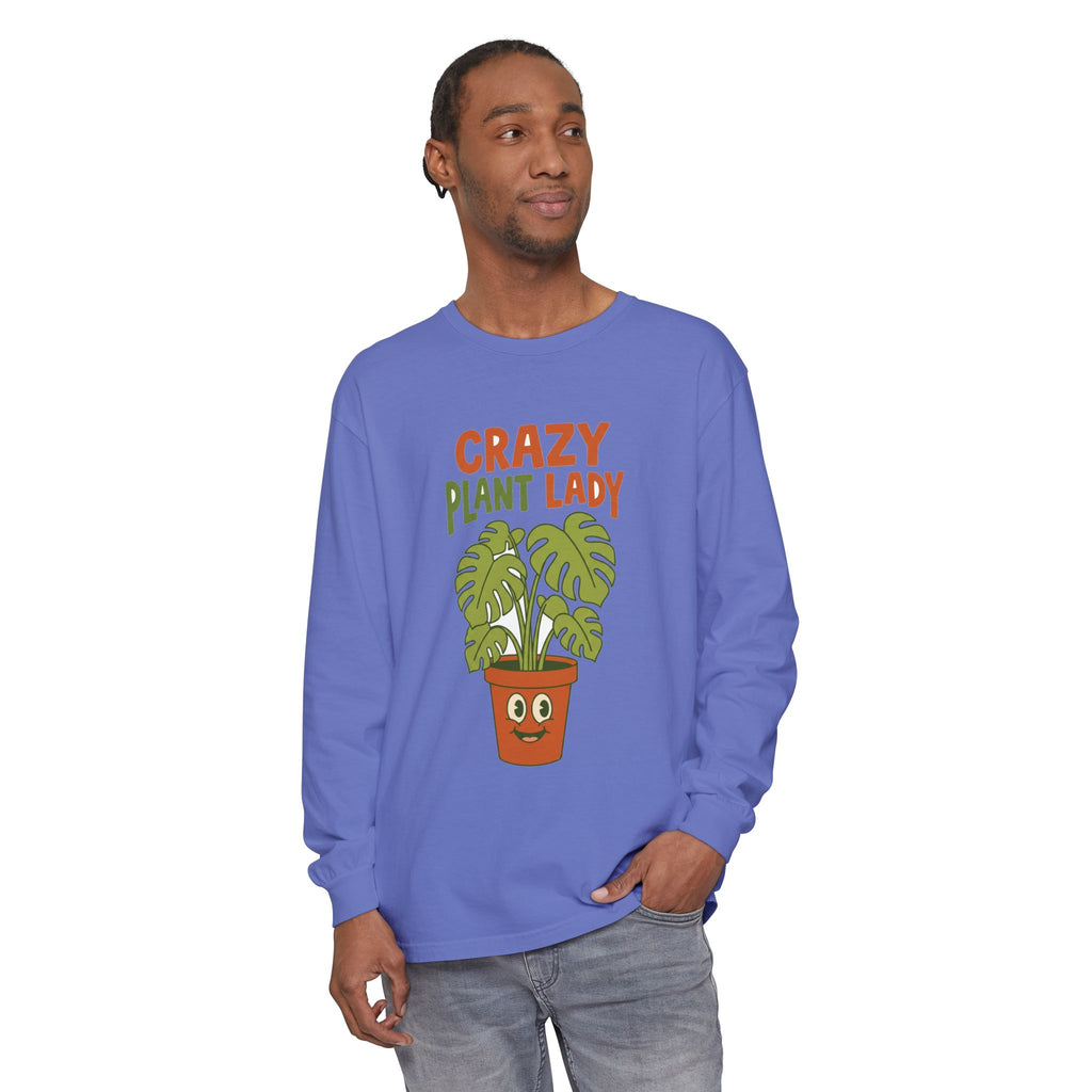 Crazy Plant Lady Long Sleeve Shirt | Plant Mom LS Tee