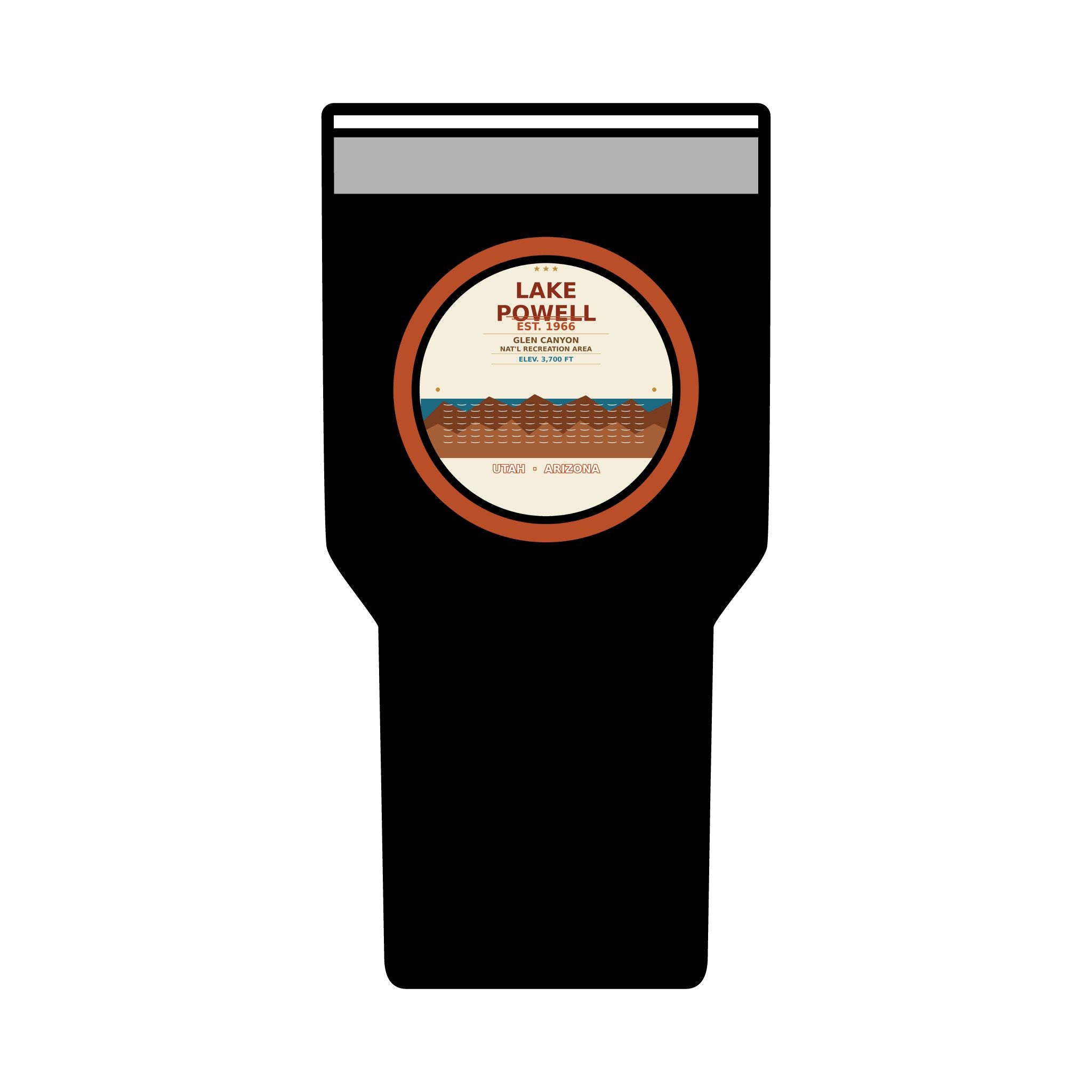Lake Powell Desert Badge 30oz Tumbler | Comfort Colors