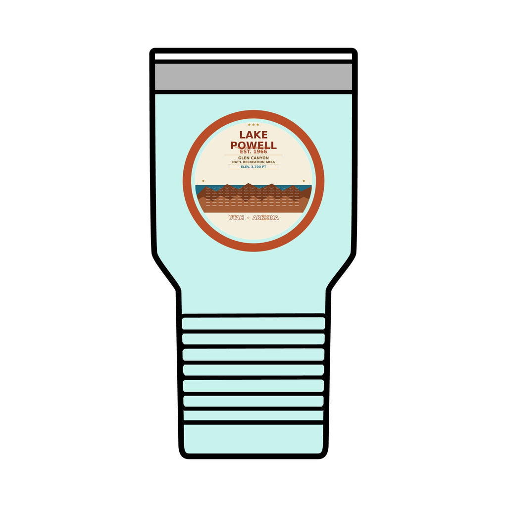 Lake Powell Desert Badge 30oz Tumbler | Comfort Colors