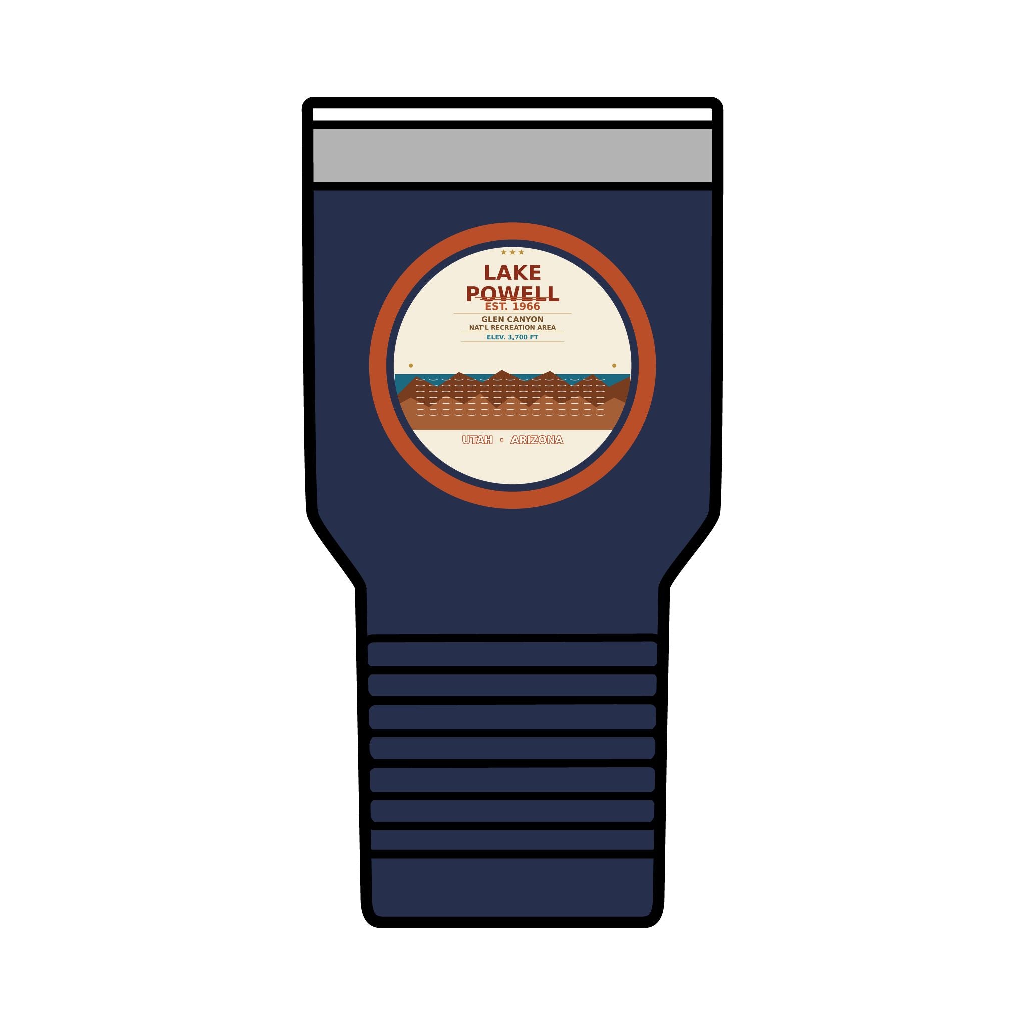 Lake Powell Desert Badge 30oz Tumbler | Comfort Colors