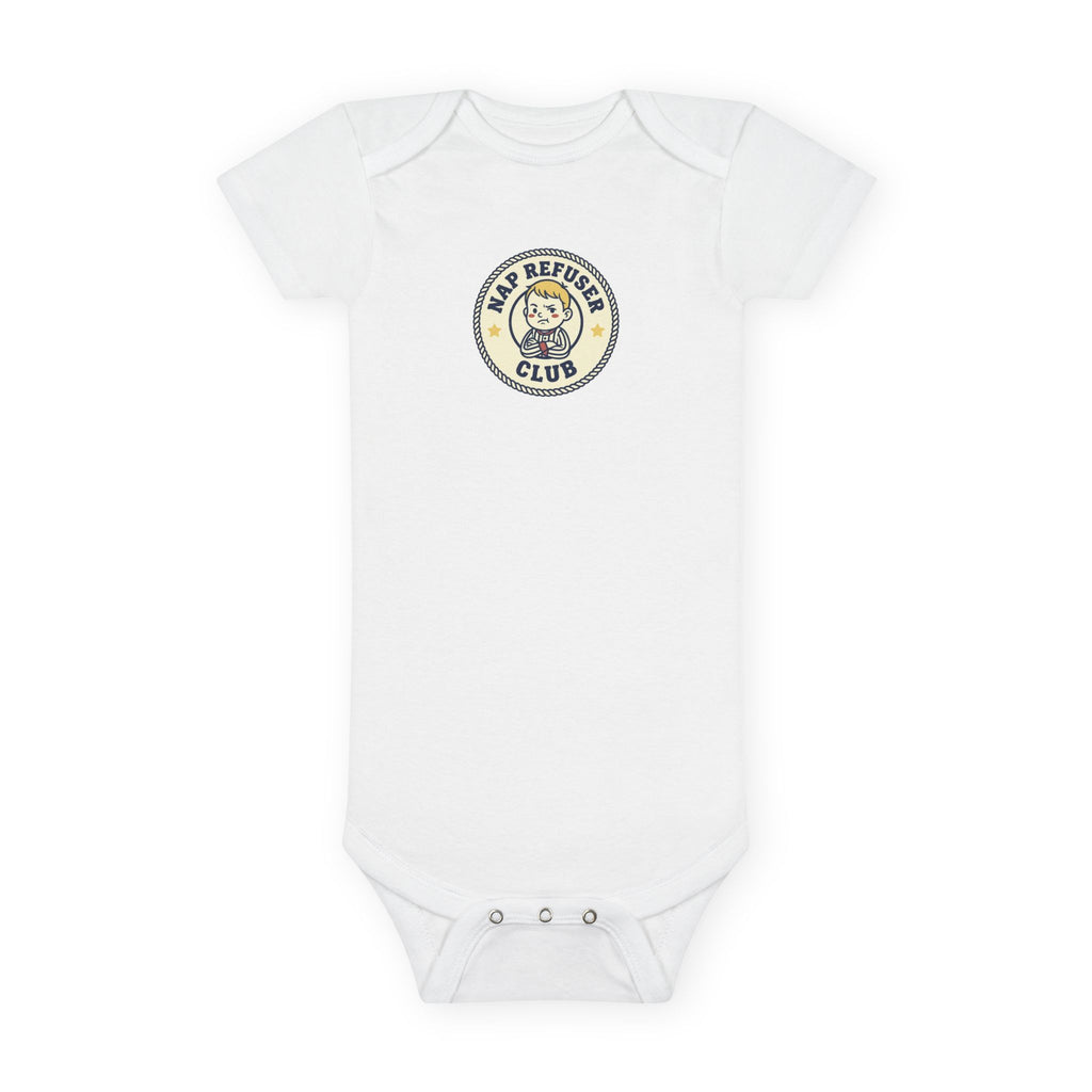 Nap Refuser Club Baby Bodysuit Funny Newborn Gift