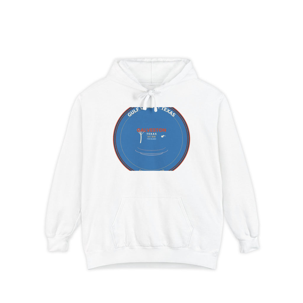 Galveston Texas Hoodie | Vintage Coastal Badge | CC 1567