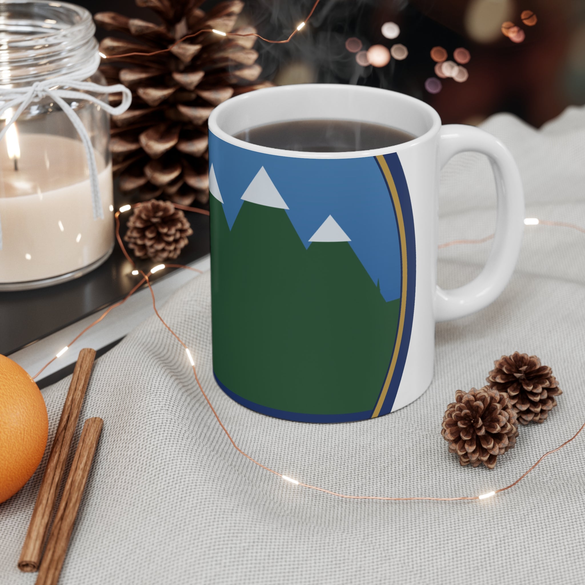 Lake Tahoe Alpine Badge Mug | 11oz Ceramic