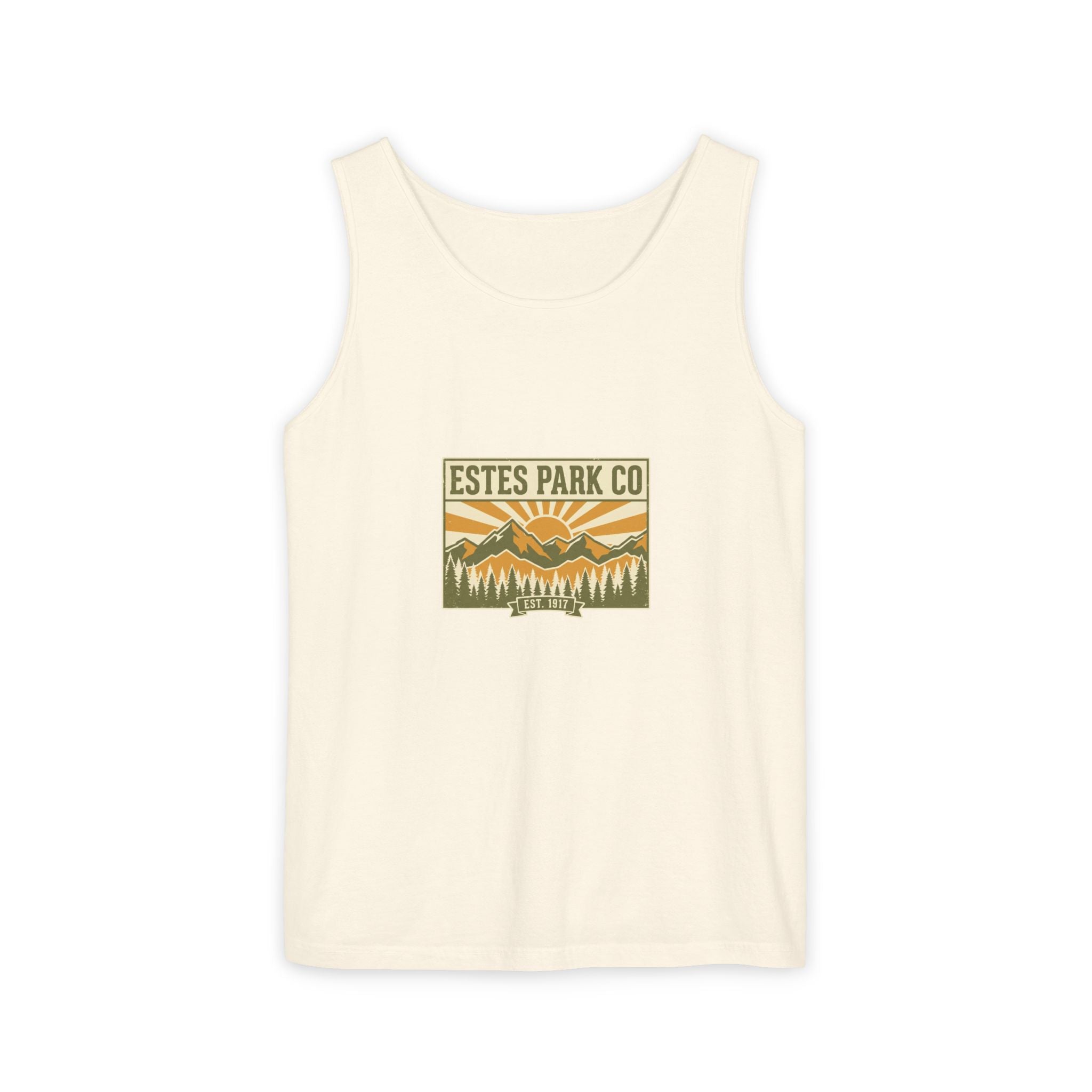 Estes Park CO Tank Top | Vintage EST. 1917 Colorado Tank | Comfort Colors