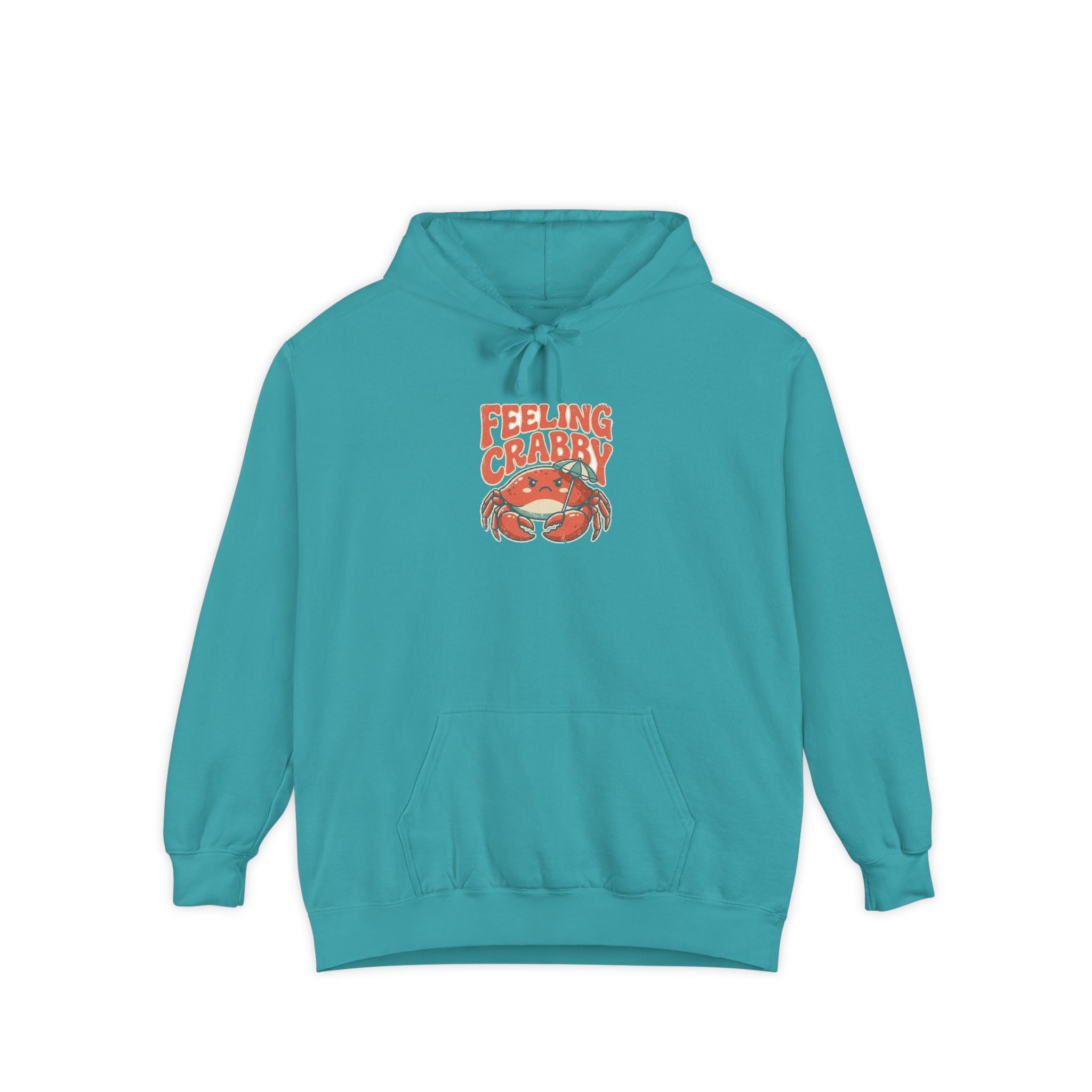 Feeling Crabby Hoodie | Comfort Colors Coastal Sweatshirt