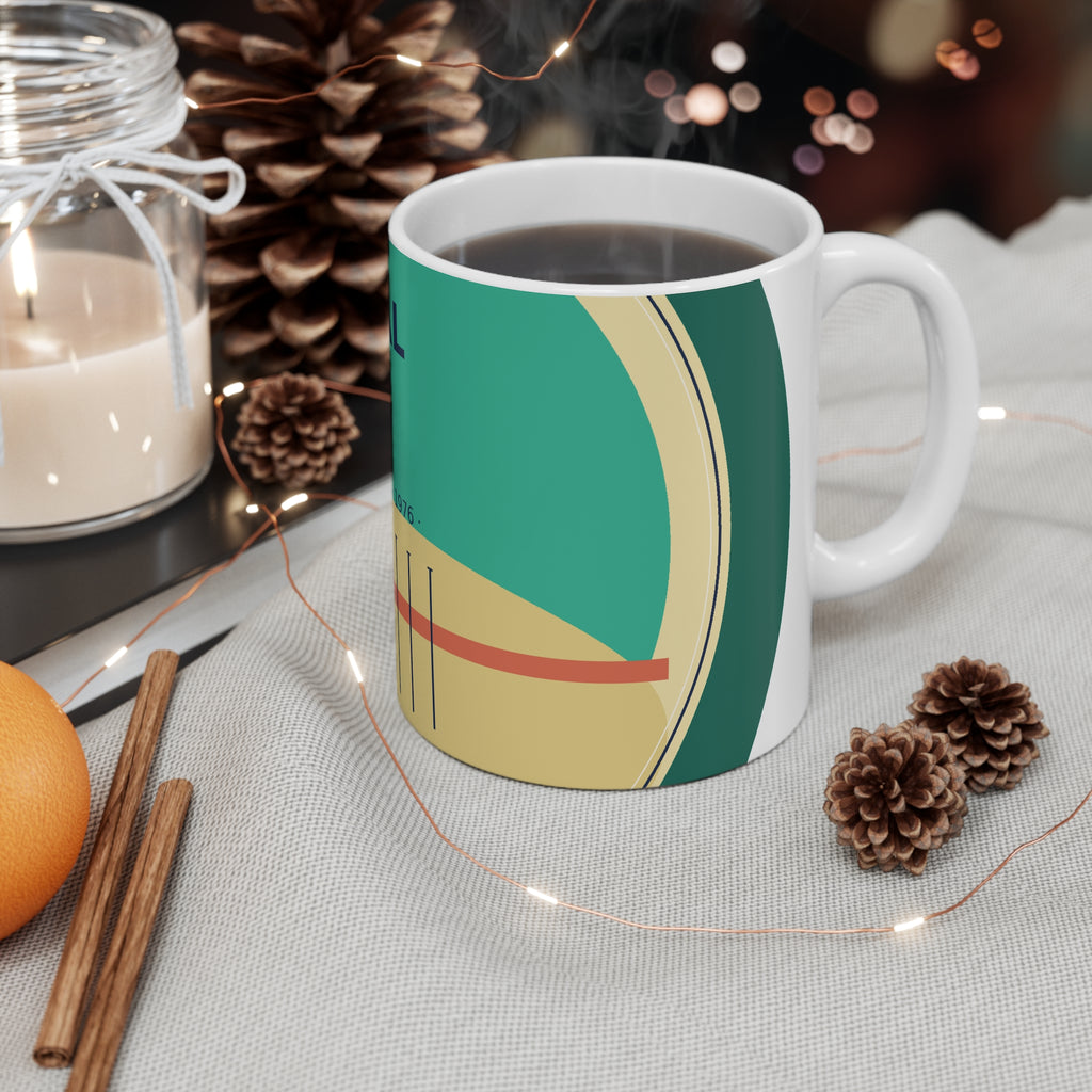 Gulf Shores Alabama Coffee Mug | Coastal Badge Art