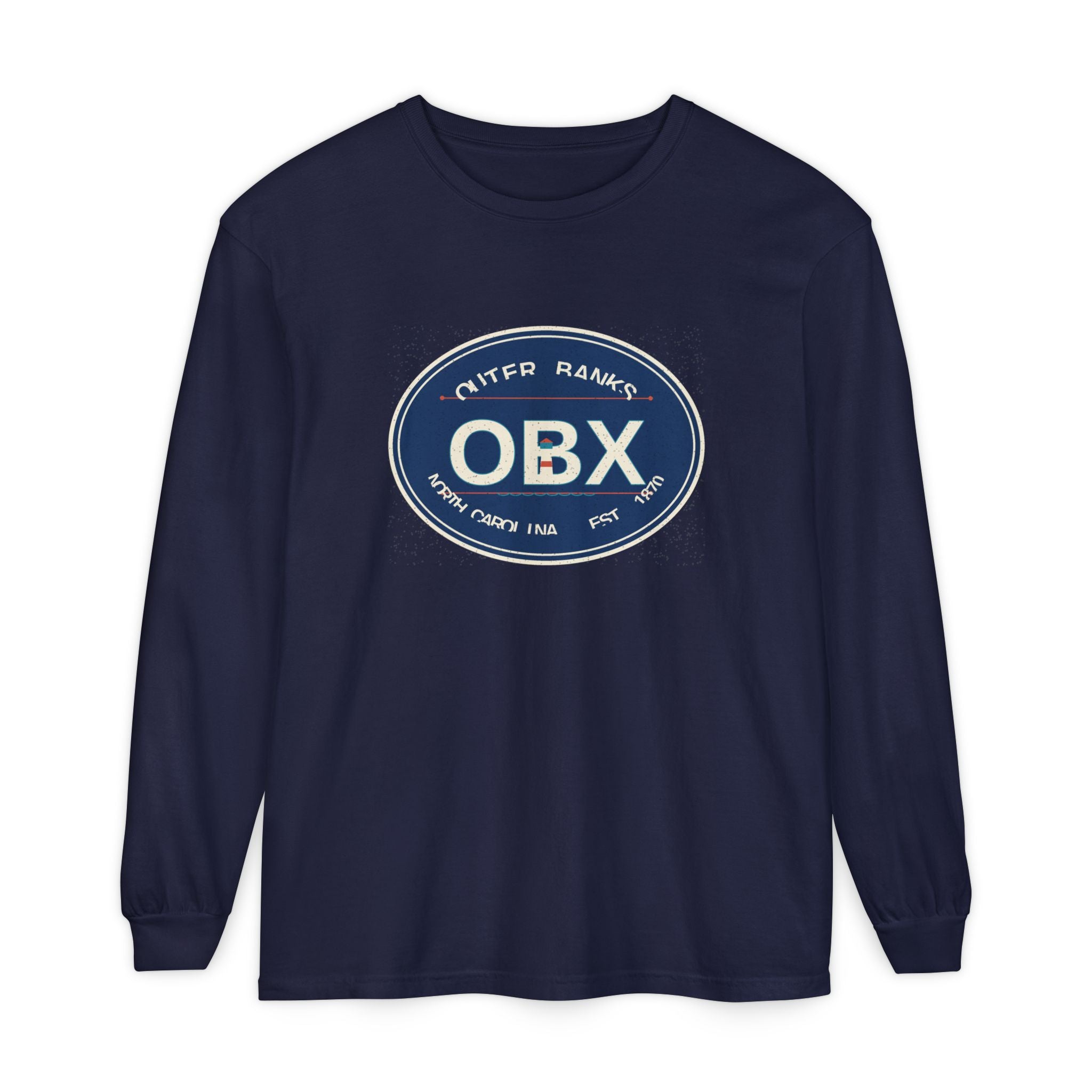 Outer Banks OBX Long Sleeve Tee | Vintage North Carolina Beach Shirt