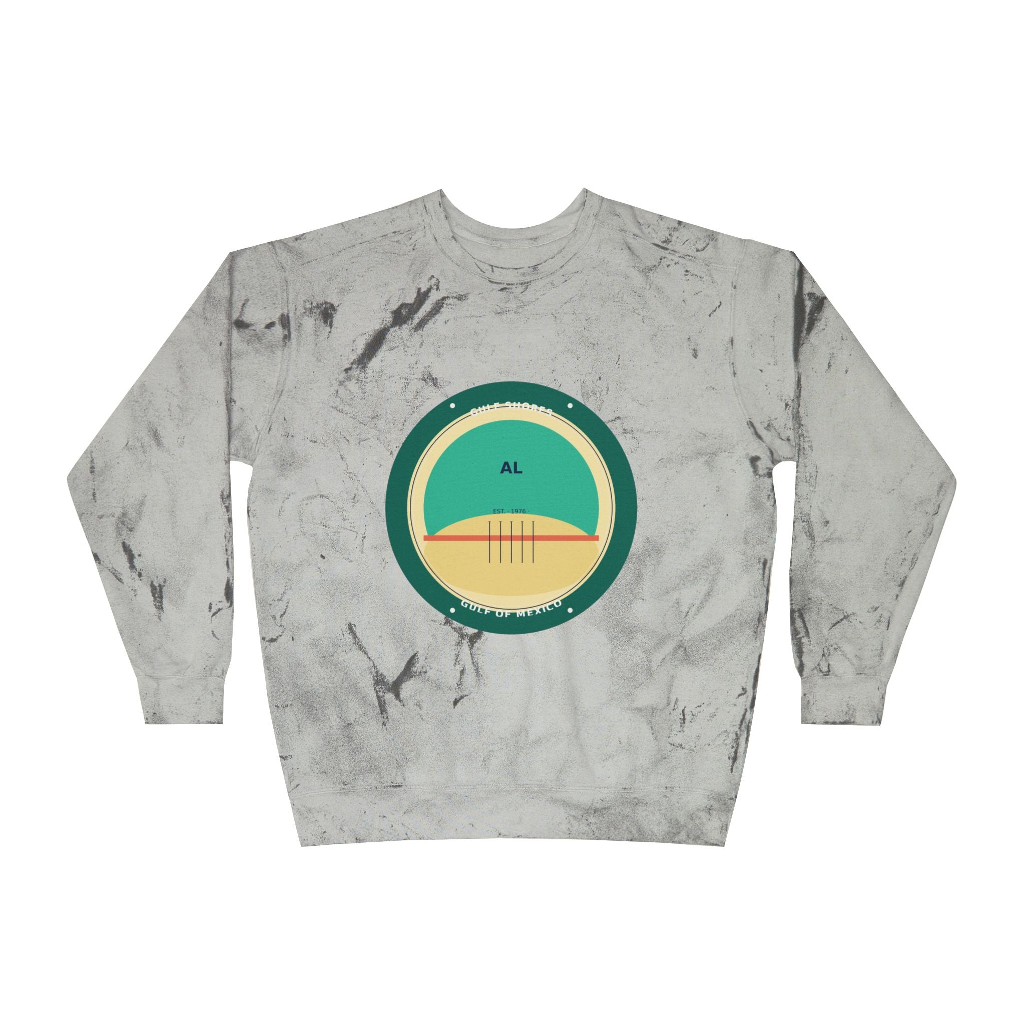 Gulf Shores Alabama Crewneck | Coastal Badge Art