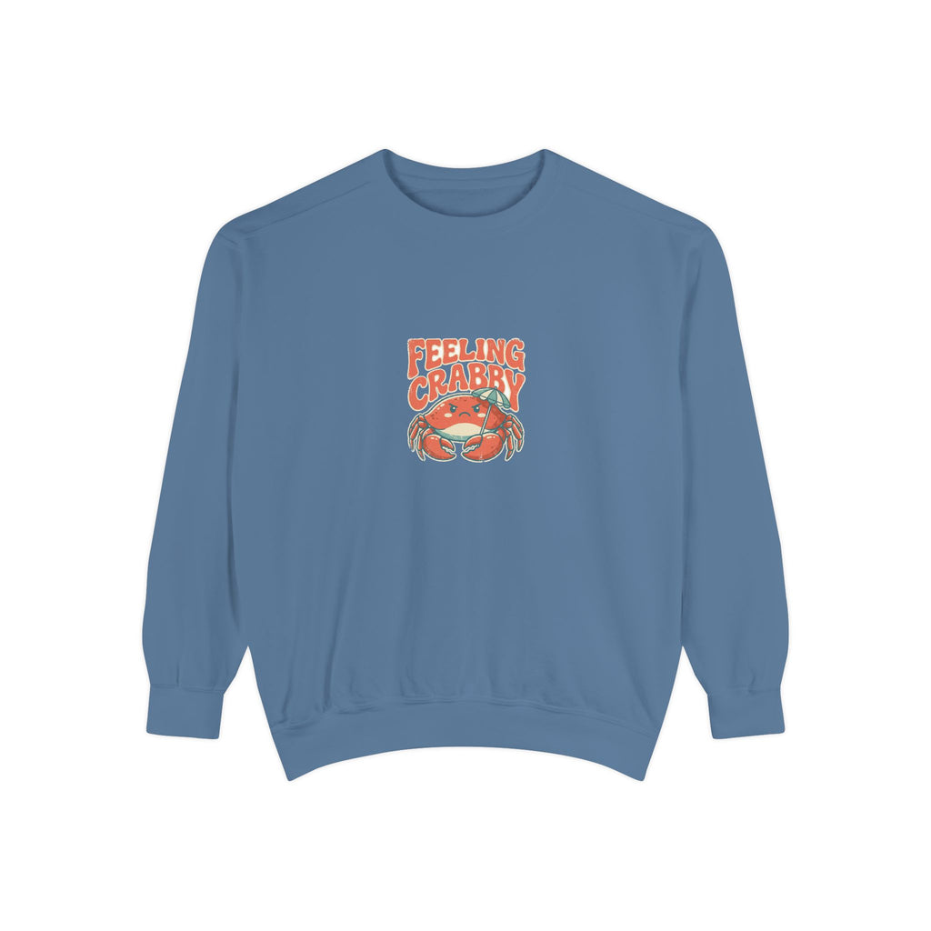 Feeling Crabby Crewneck Sweatshirt | Comfort Colors Coastal