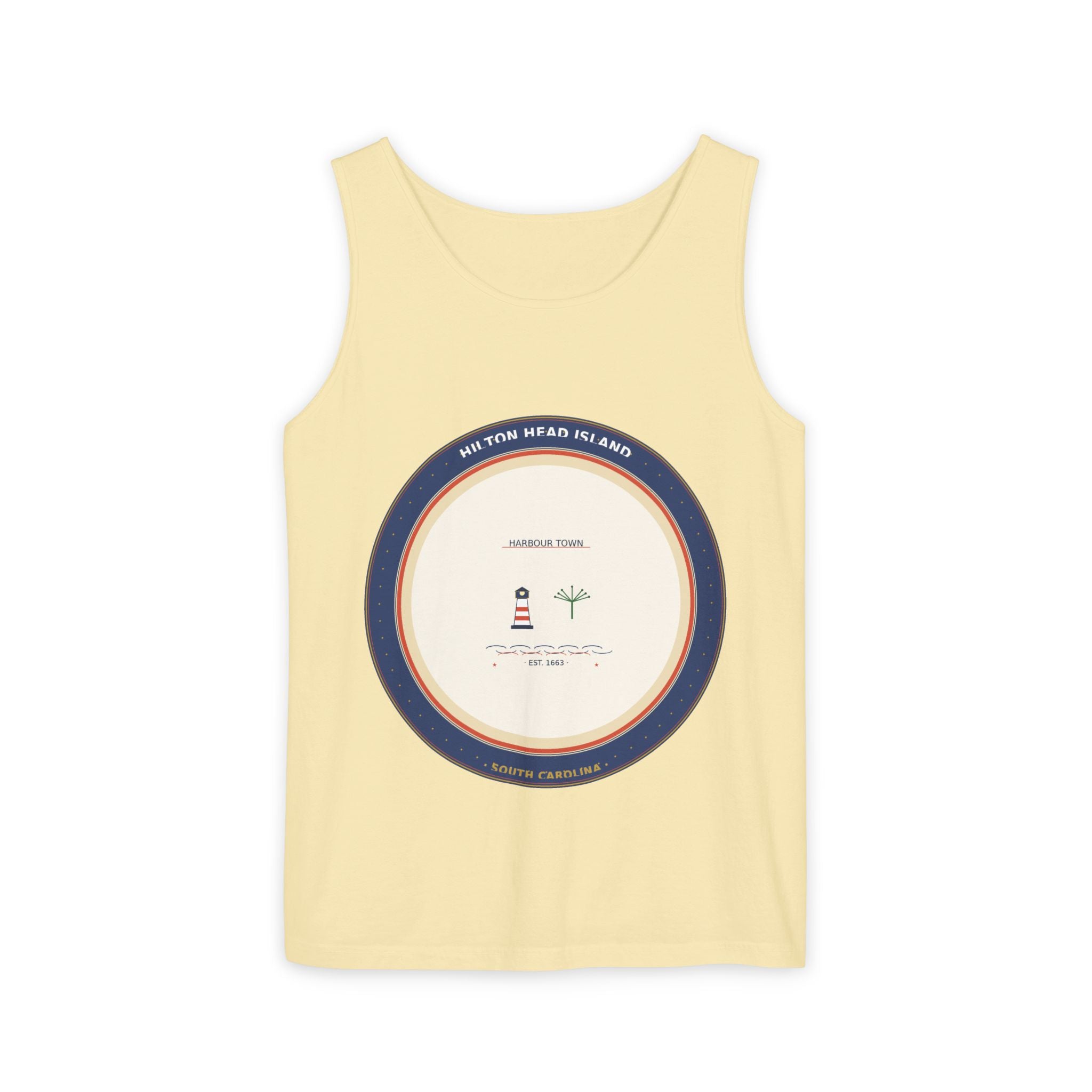 Hilton Head Island Tank Top | Comfort Colors | Coastal Summer