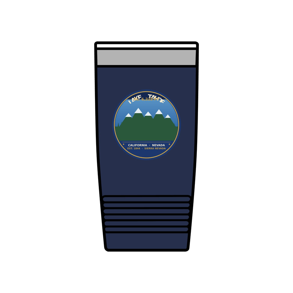 Lake Tahoe Alpine Badge 20oz Tumbler
