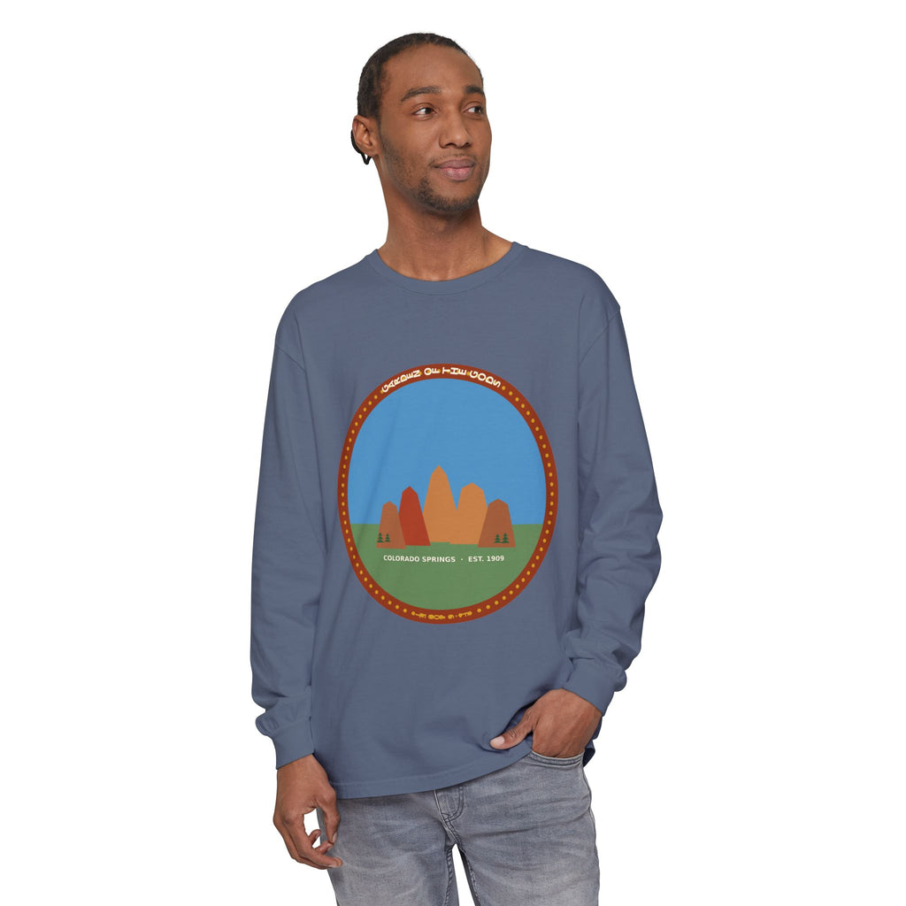 Garden of the Gods Colorado Badge Long Sleeve