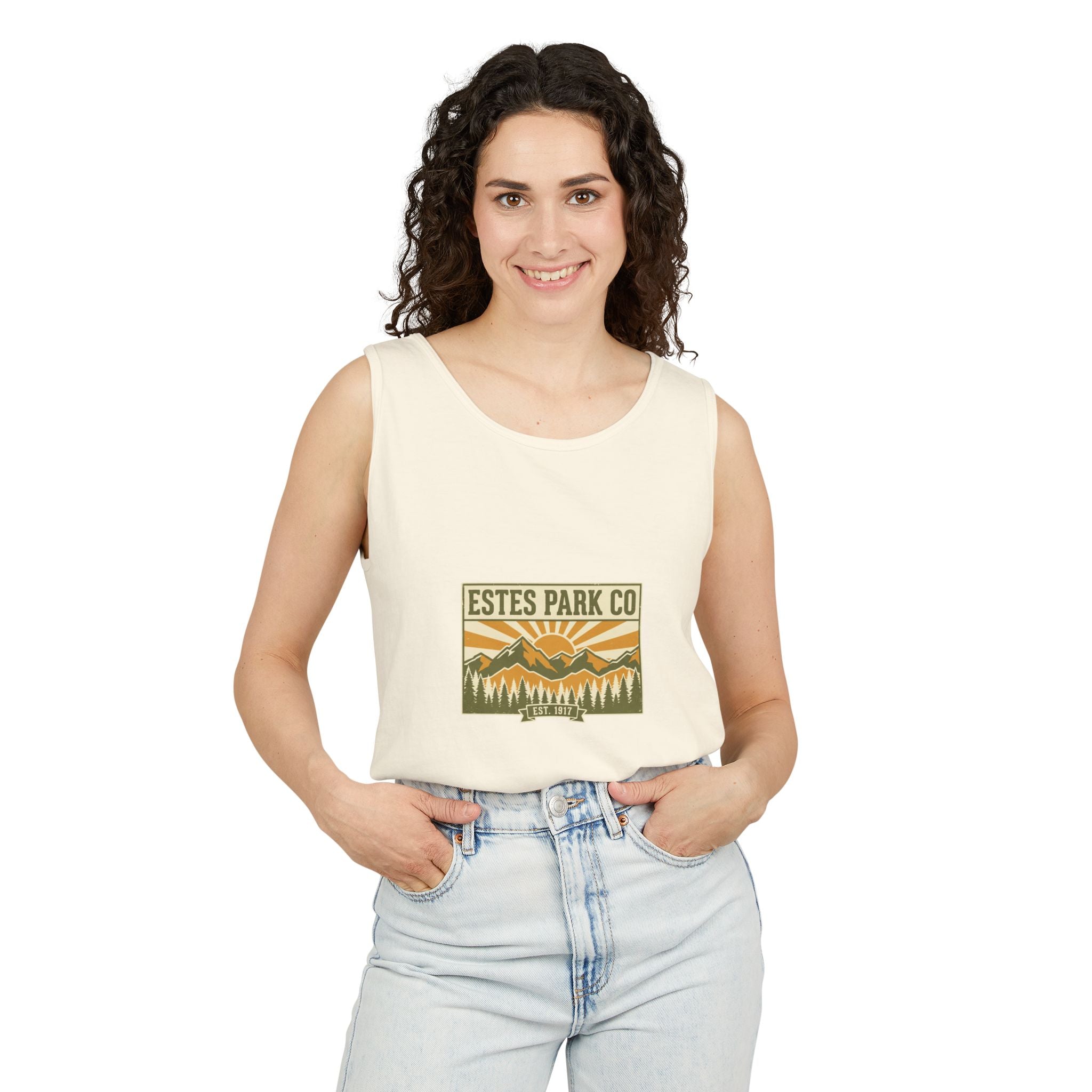 Estes Park CO Tank Top | Vintage EST. 1917 Colorado Tank | Comfort Colors