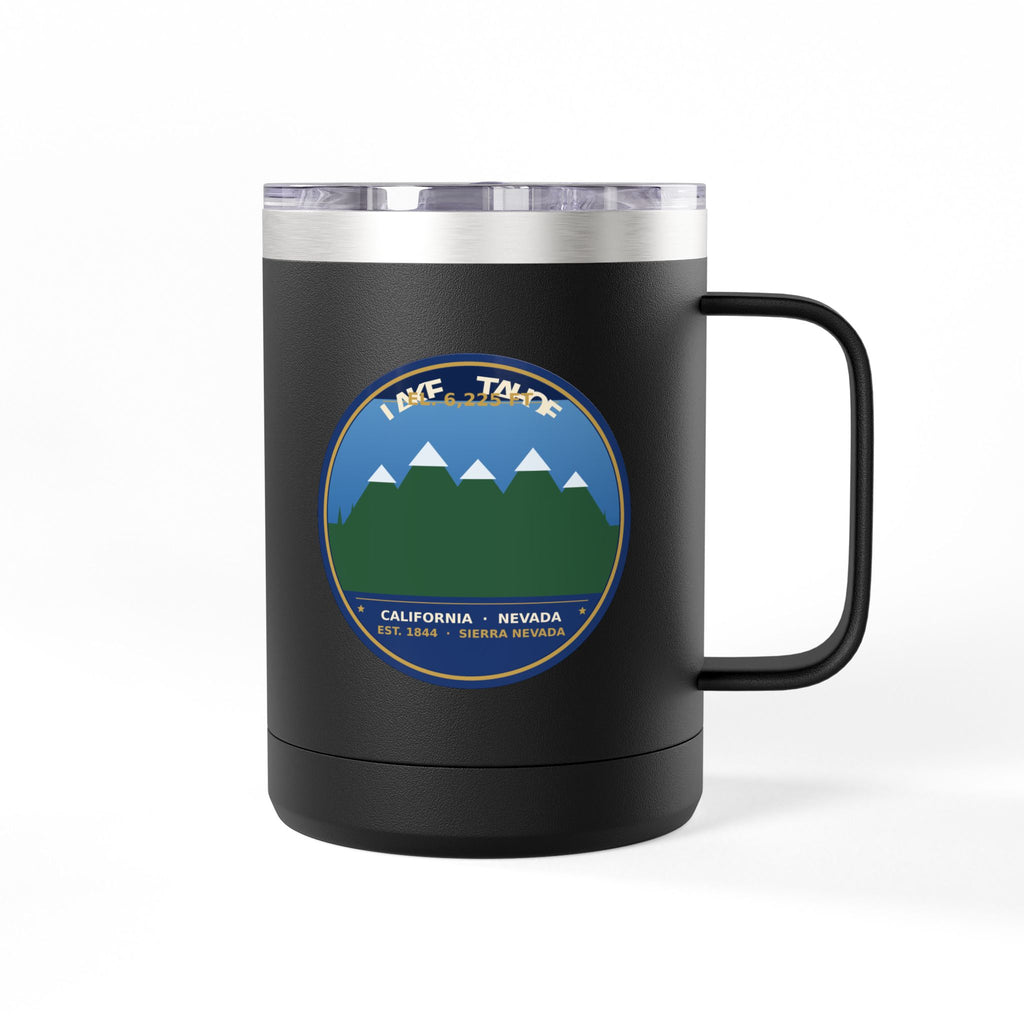 Lake Tahoe Alpine Badge 15oz Tumbler