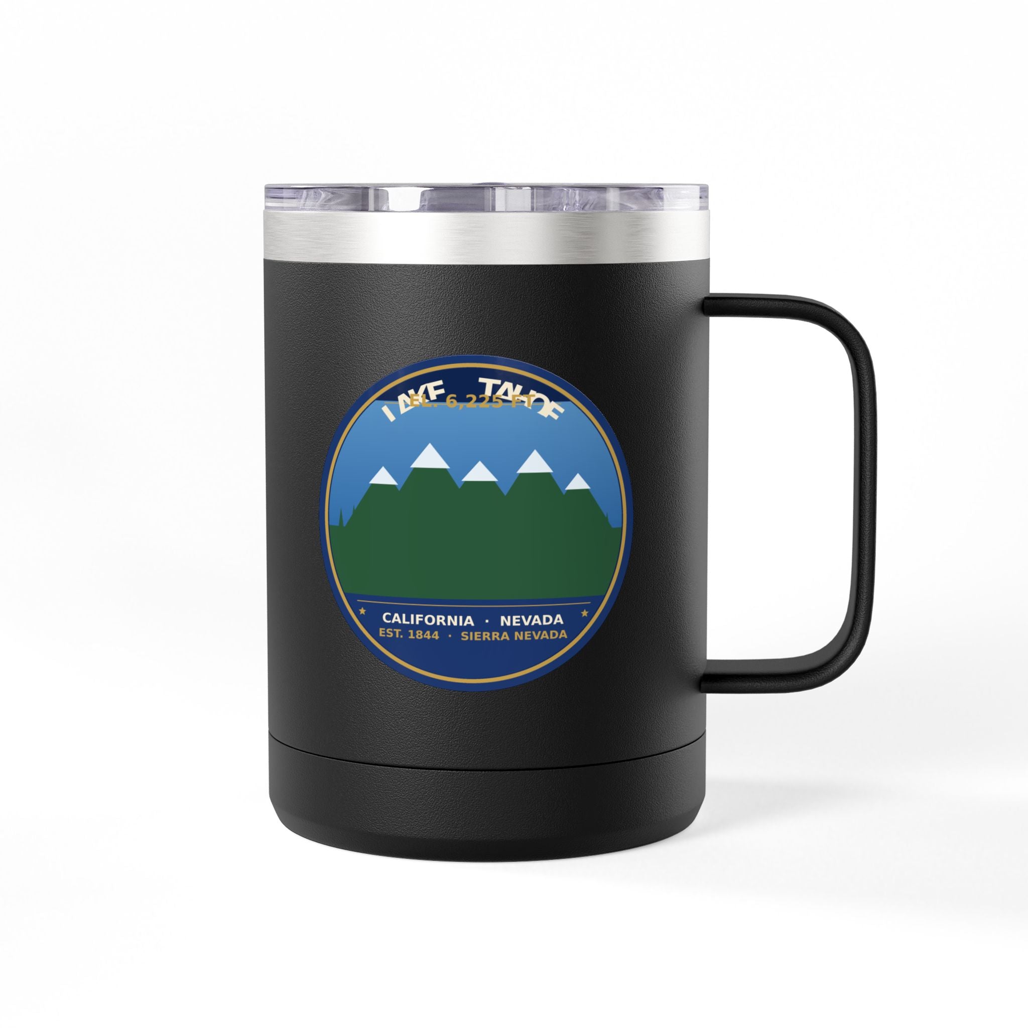 Lake Tahoe Alpine Badge 15oz Tumbler