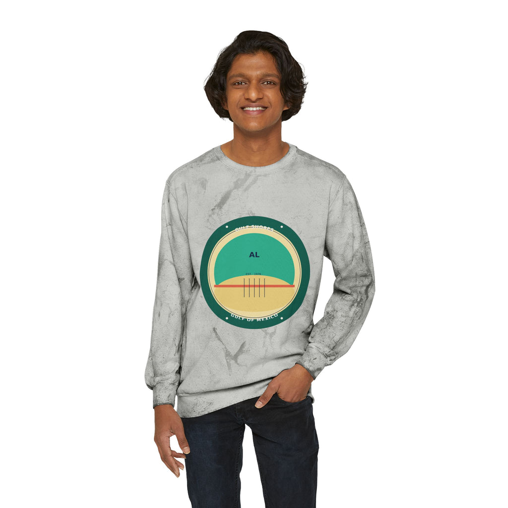 Gulf Shores Alabama Crewneck | Coastal Badge Art