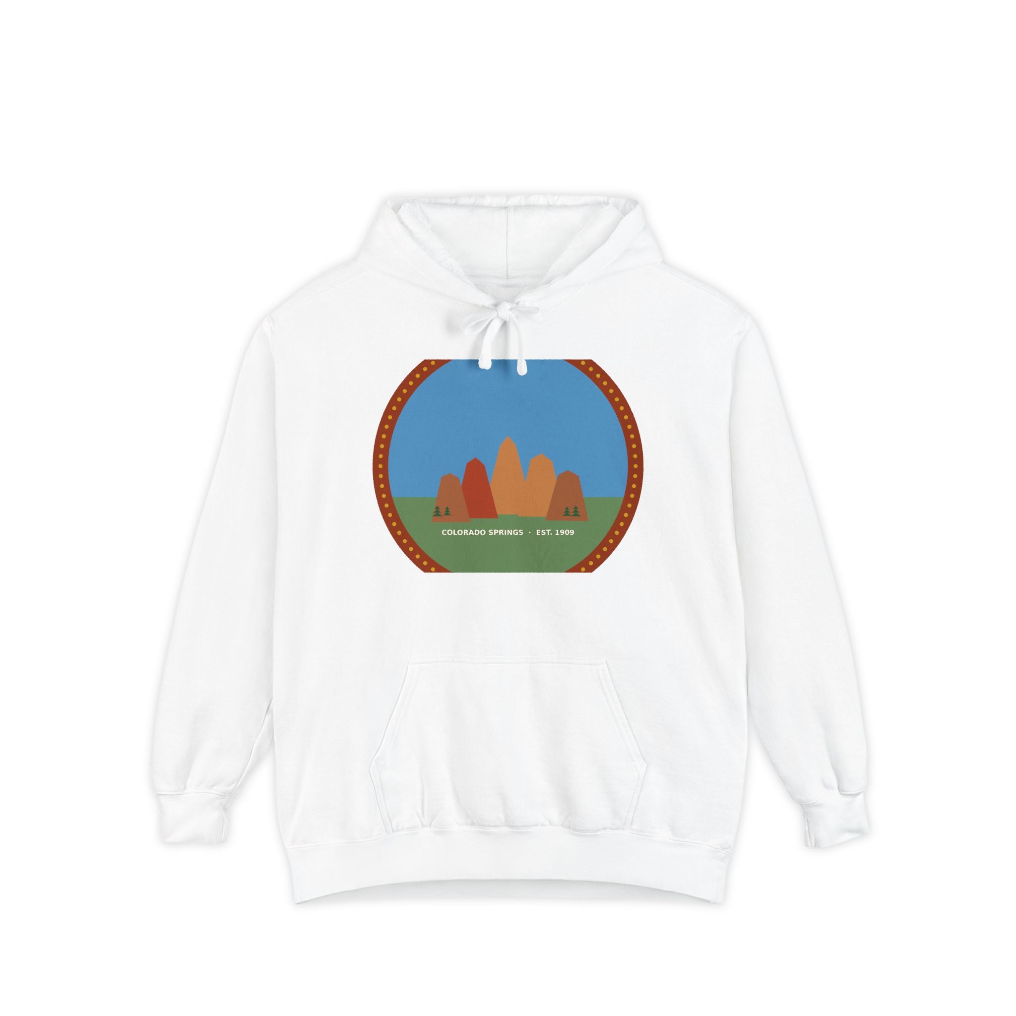 Garden of the Gods Colorado Badge Hoodie