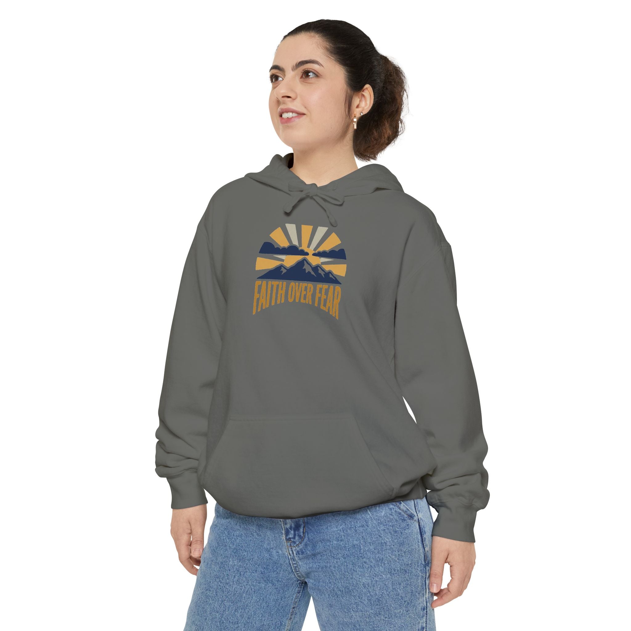 Faith Over Fear Hoodie | Inspirational Christian Sweatshirt