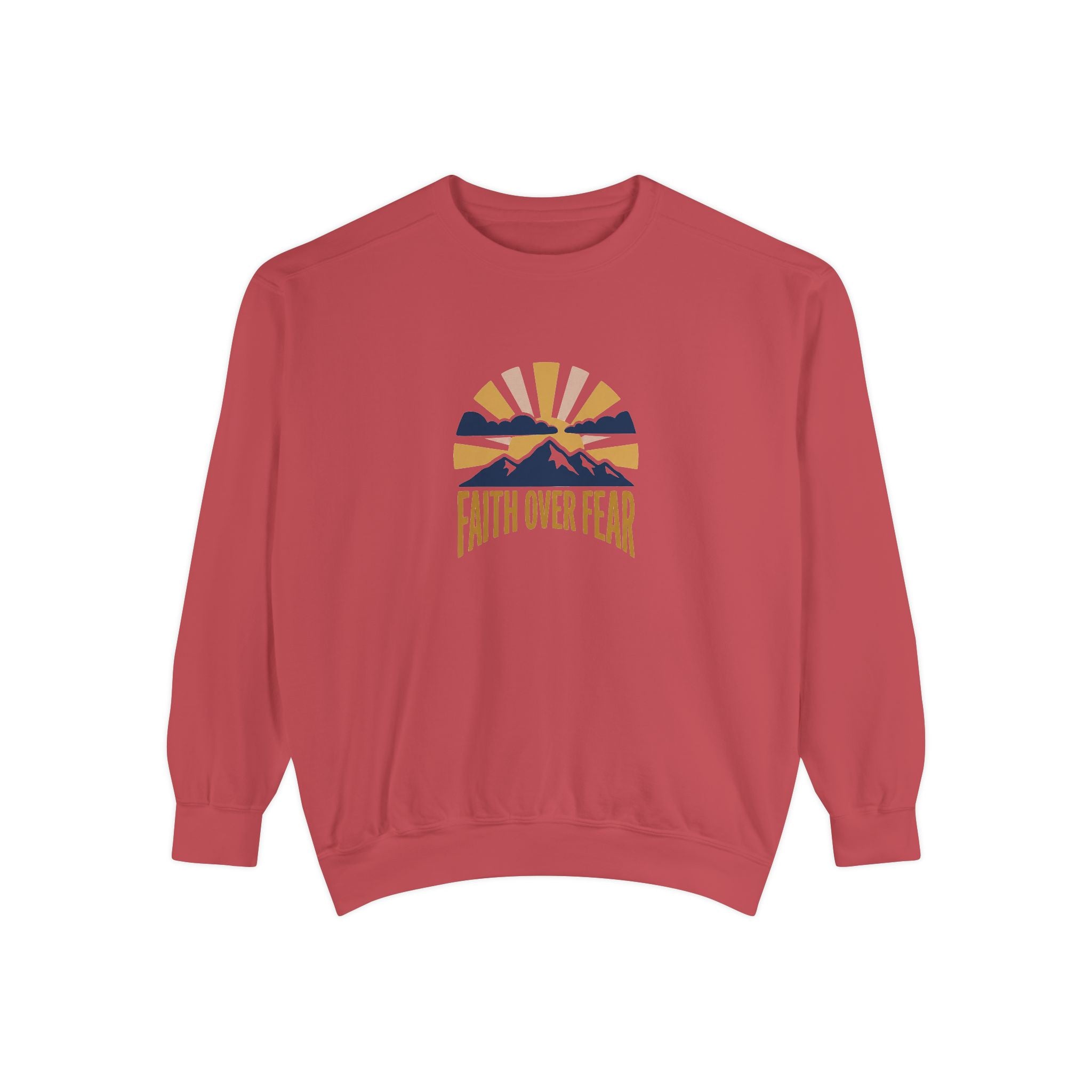 Faith Over Fear Crewneck Sweatshirt | Christian Inspirational