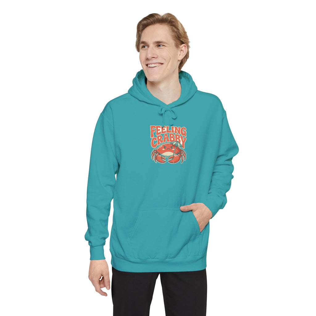 Feeling Crabby Hoodie | Comfort Colors Coastal Sweatshirt