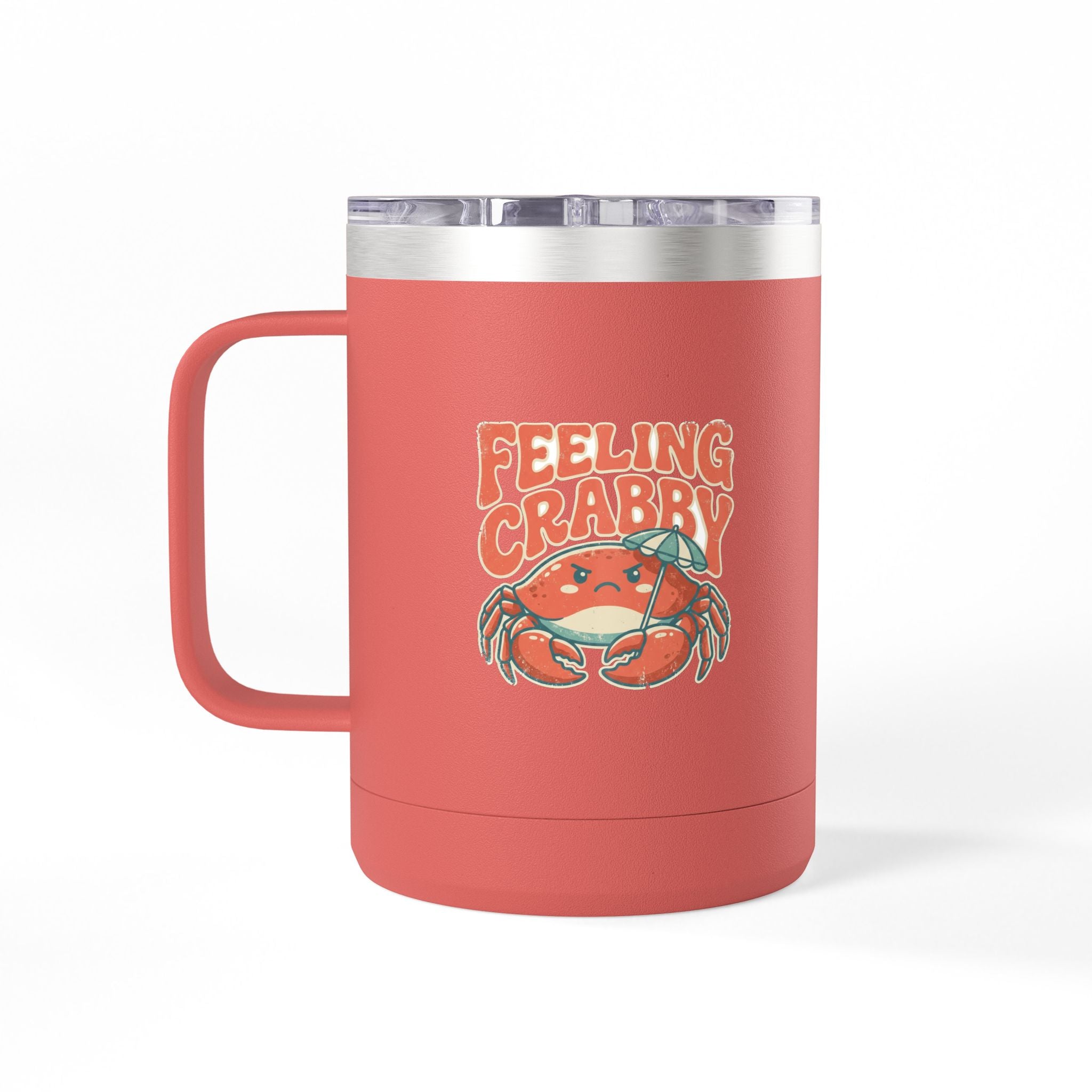 Feeling Crabby 15oz Tumbler | Crab Beach Drinkware
