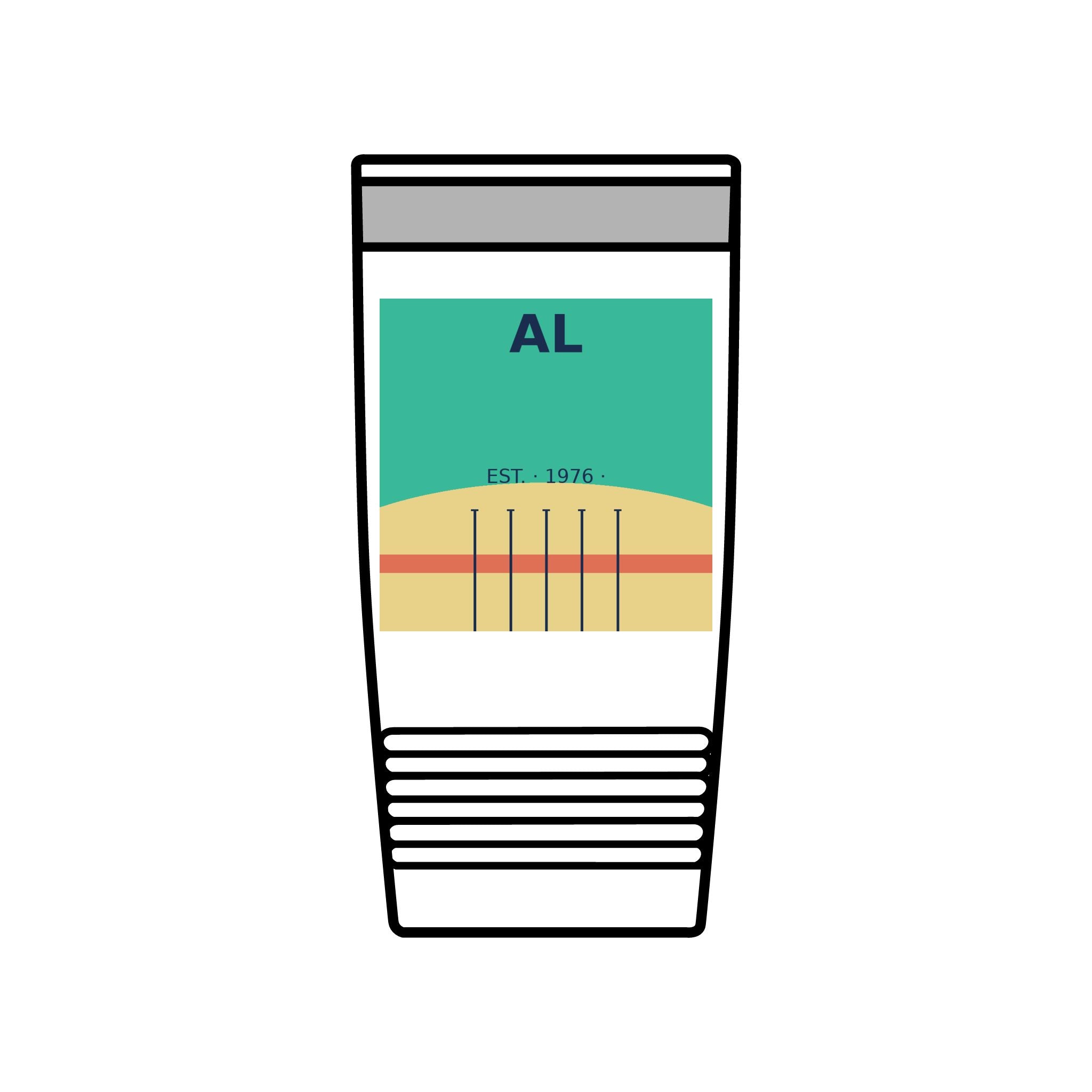 Gulf Shores Alabama 20oz Tumbler | Coastal Badge Art