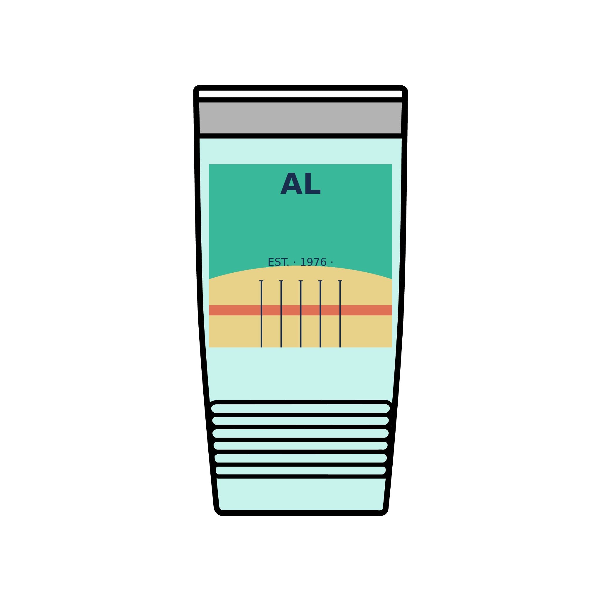 Gulf Shores Alabama 20oz Tumbler | Coastal Badge Art
