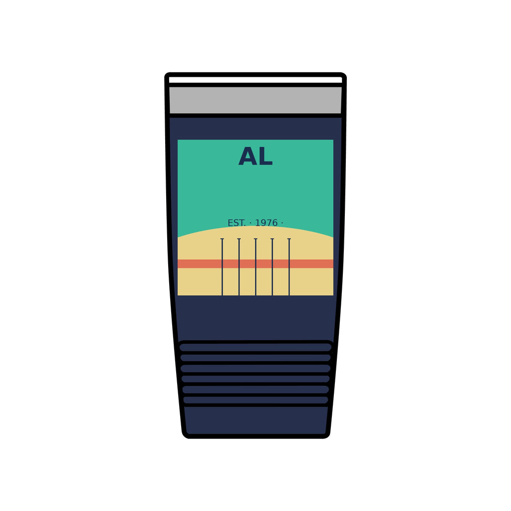 Gulf Shores Alabama 20oz Tumbler | Coastal Badge Art