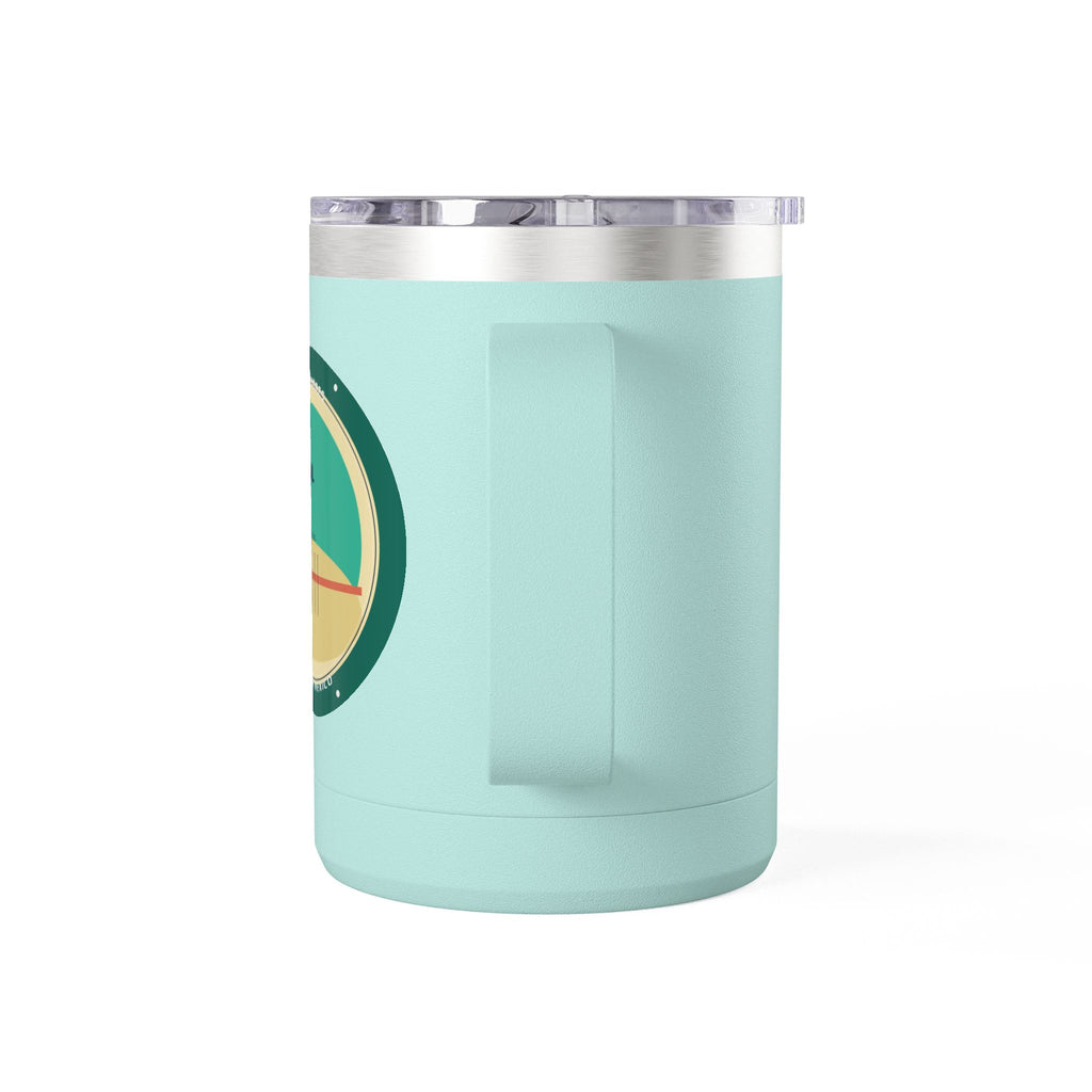 Gulf Shores Alabama 15oz Travel Mug | Coastal Badge Art