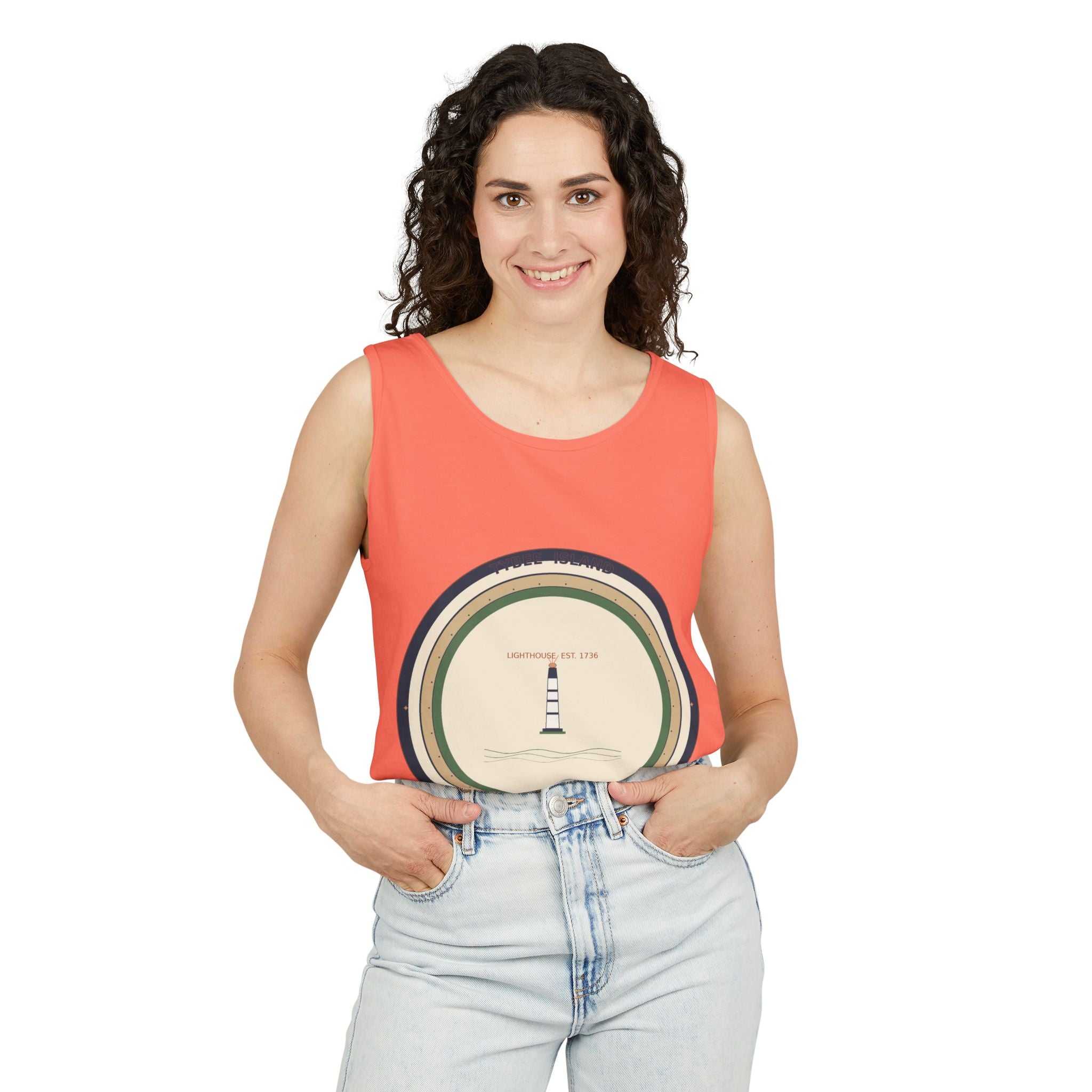 Tybee Island Tank Top | Comfort Colors | Coastal Summer Georgia