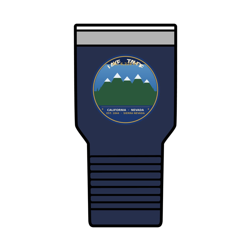 Lake Tahoe Alpine Badge 30oz Tumbler