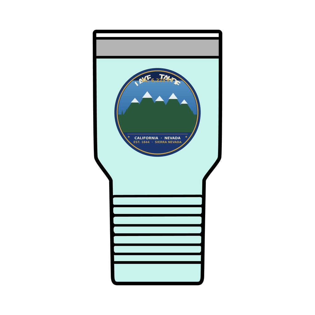 Lake Tahoe Alpine Badge 30oz Tumbler