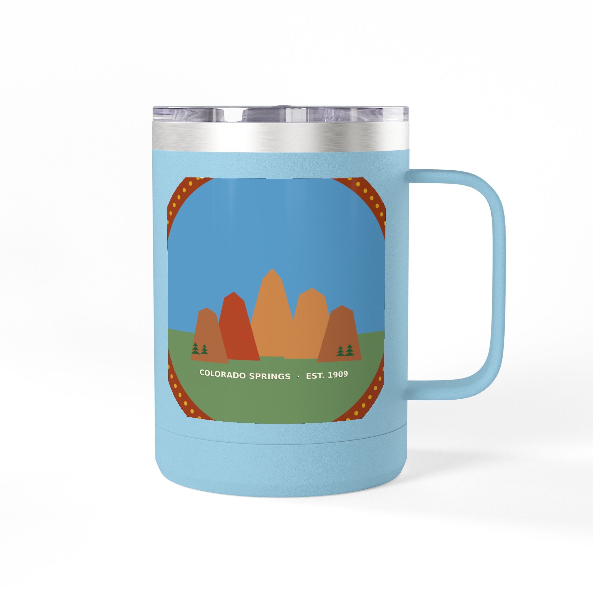 Garden of the Gods Colorado Badge 15oz Tumbler