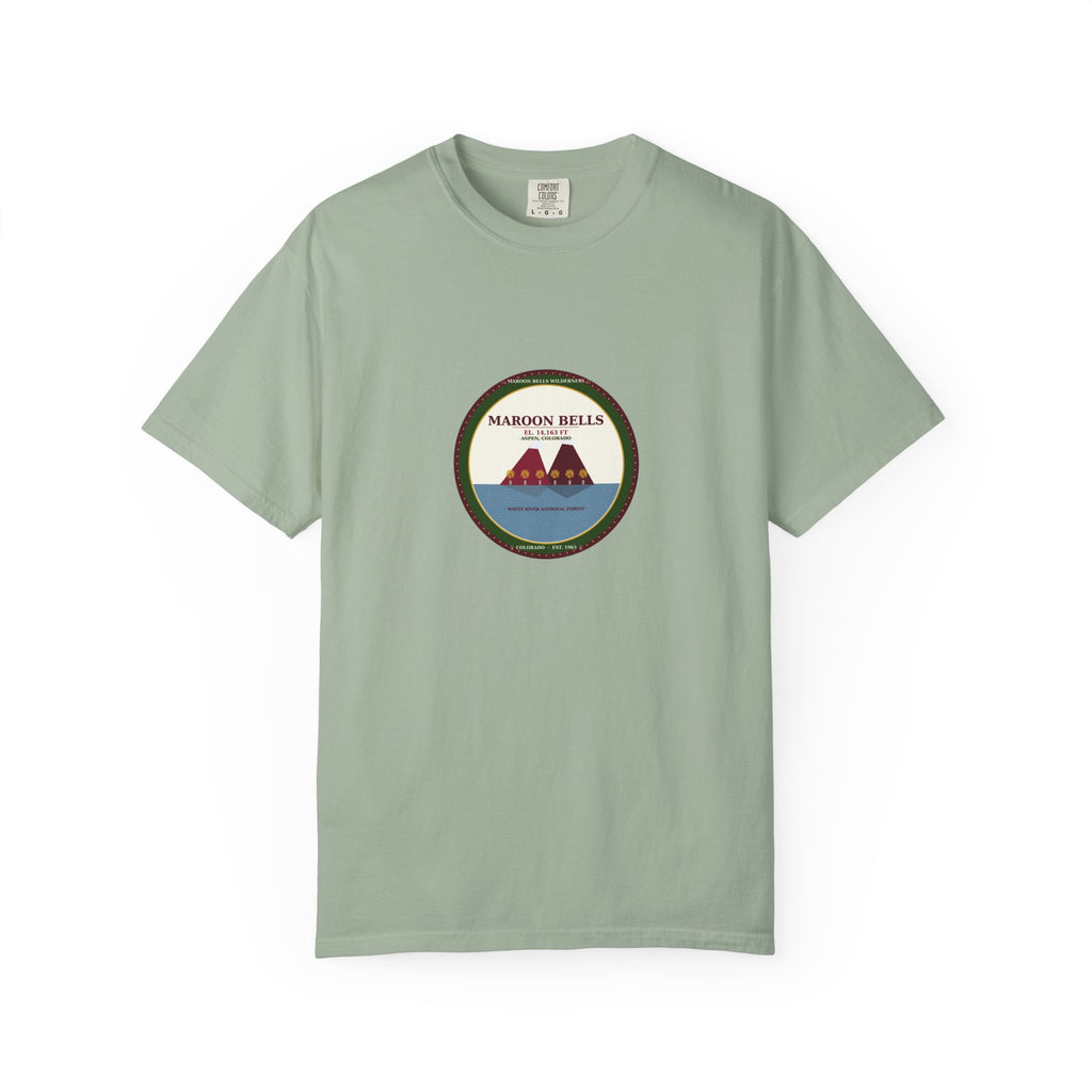 Maroon Bells Badge Tee — Colorado 14er