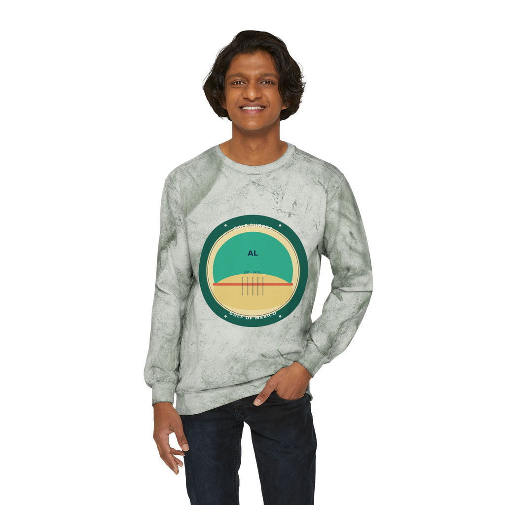 Gulf Shores Alabama Crewneck | Coastal Badge Art