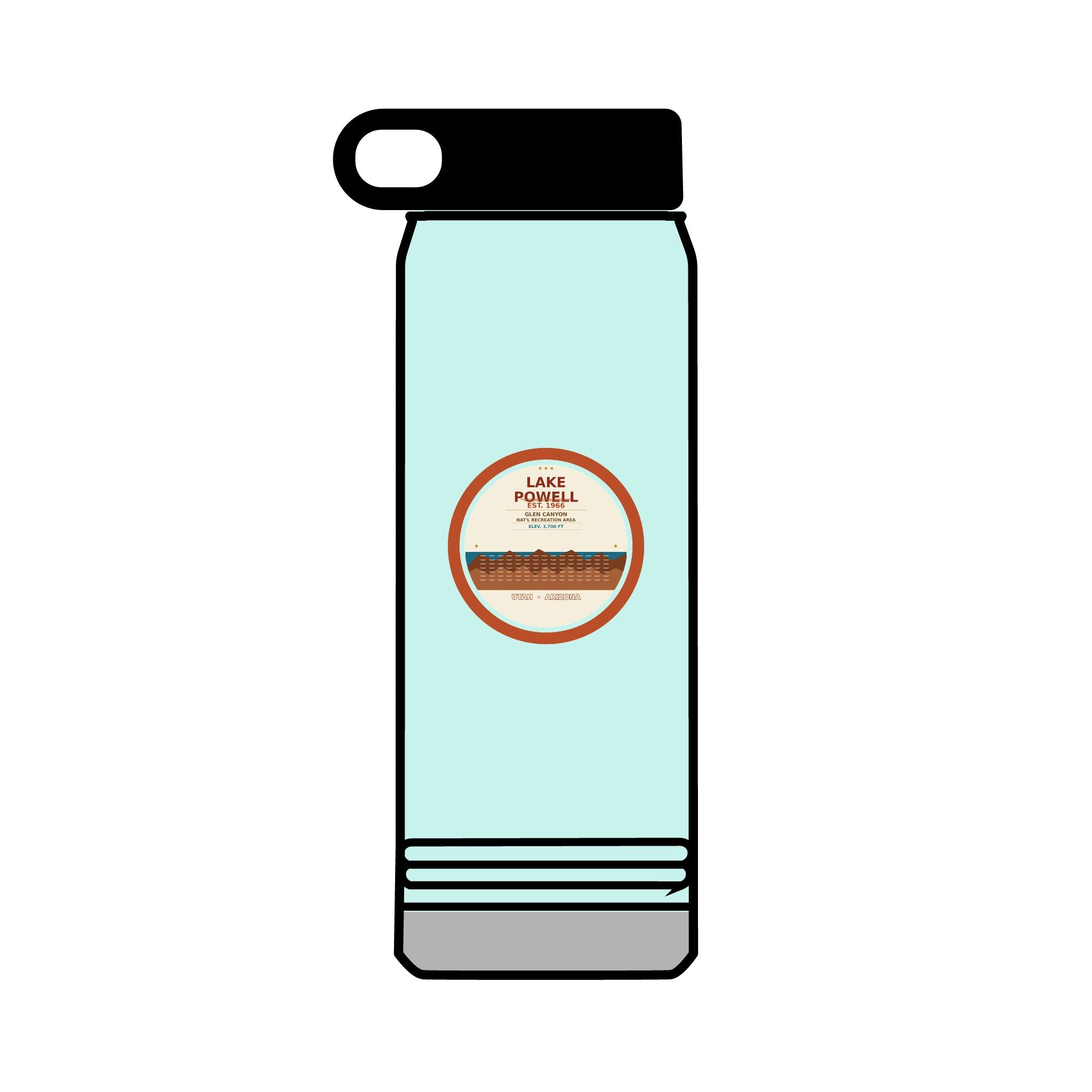 Lake Powell Desert Badge 32oz Tumbler | Comfort Colors